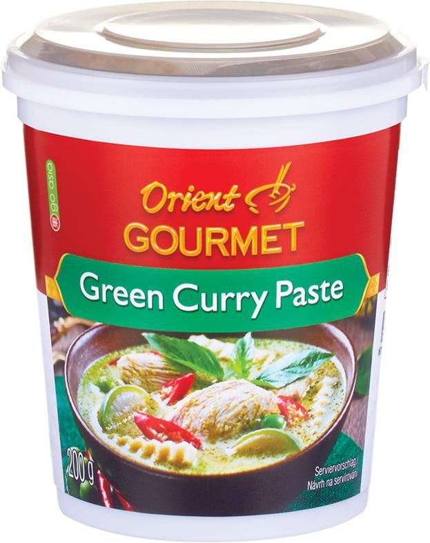 Trvanlivé potraviny - Orient Gourmet Zelená kari pasta 200g