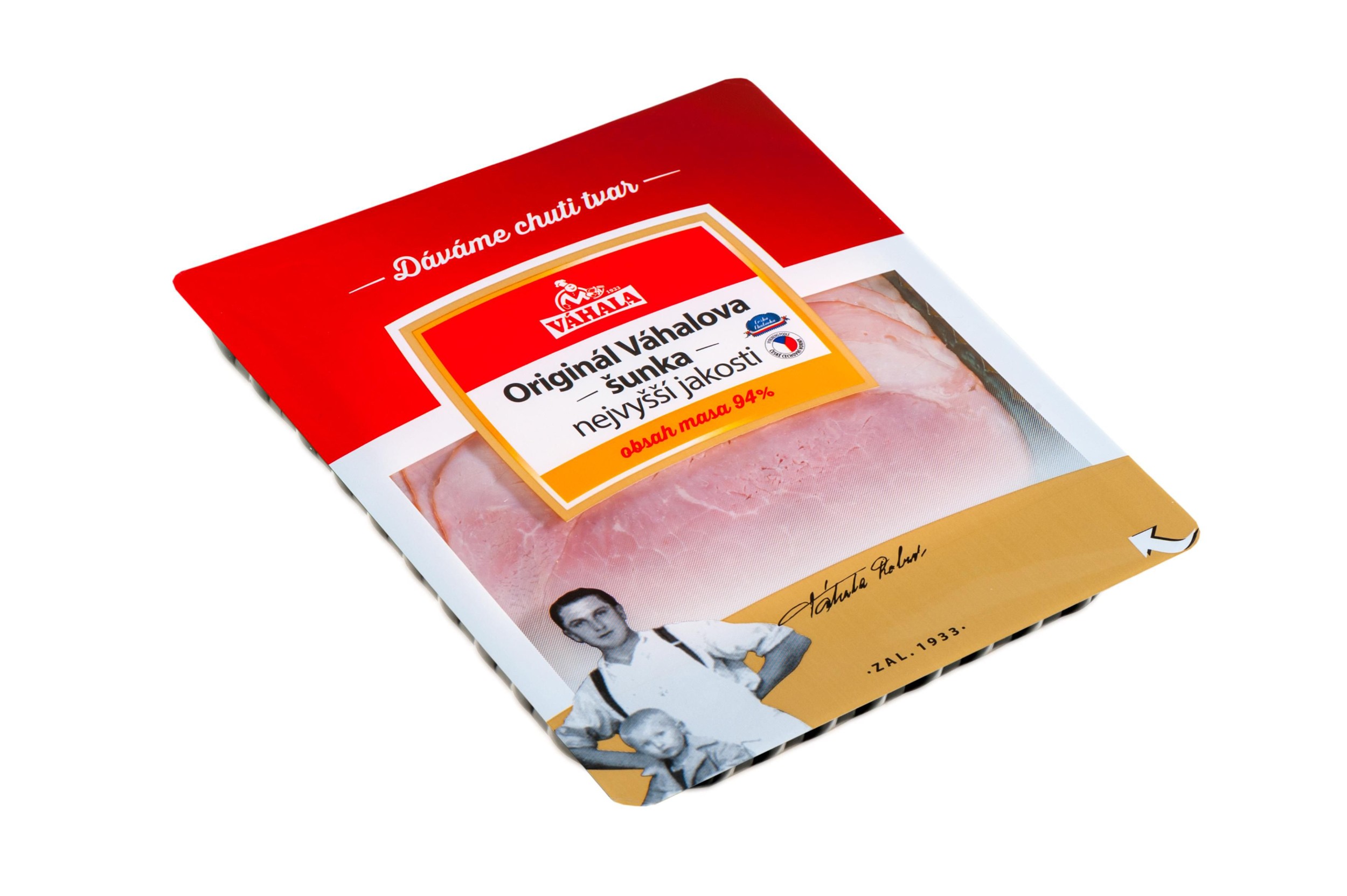 Uzeniny a lahůdky - Originál Váhalova šunka nejvyšší jakosti 100g
