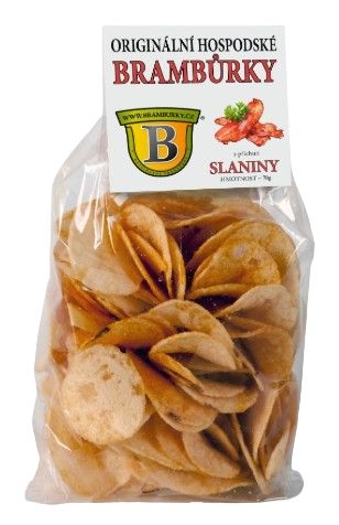 Trvanlivé potraviny - Originální hospodské brambůrky s příchutí slaniny 70g