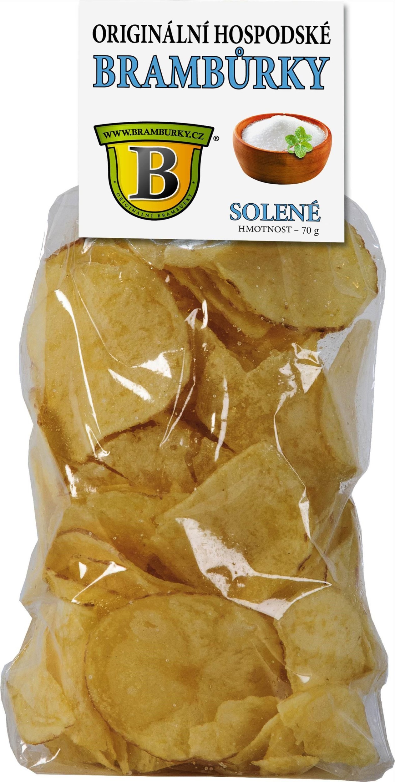 Trvanlivé potraviny - Originální hospodské brambůrky solené 70g