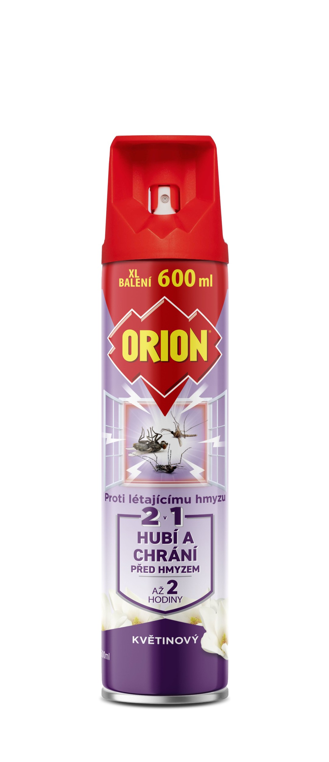 Drogerie a kosmetika - Orion Aerosol 2v1 proti létajícímu hmyzu květiny 600ml