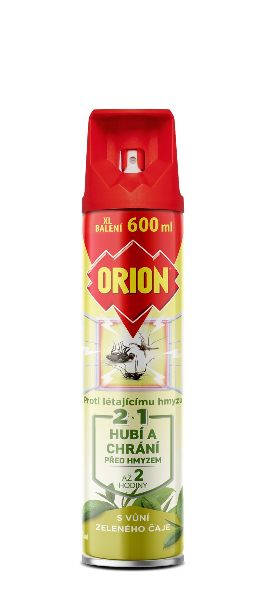 Drogerie a kosmetika - Orion Aerosol 2v1 proti létajícímu hmyzu zelený čaj 600ml