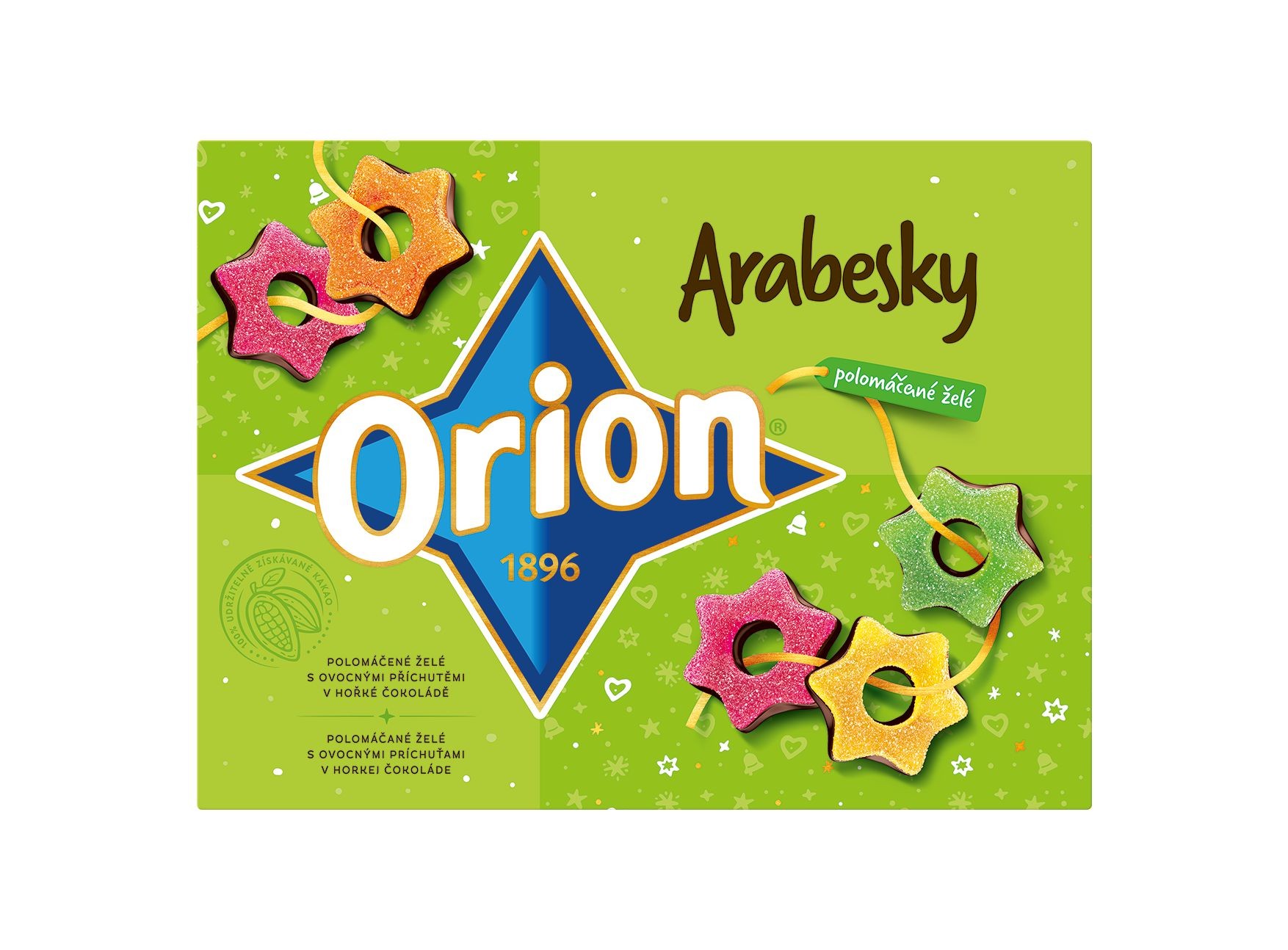 Trvanlivé potraviny - Orion Arabesky želé polomáčené 209g