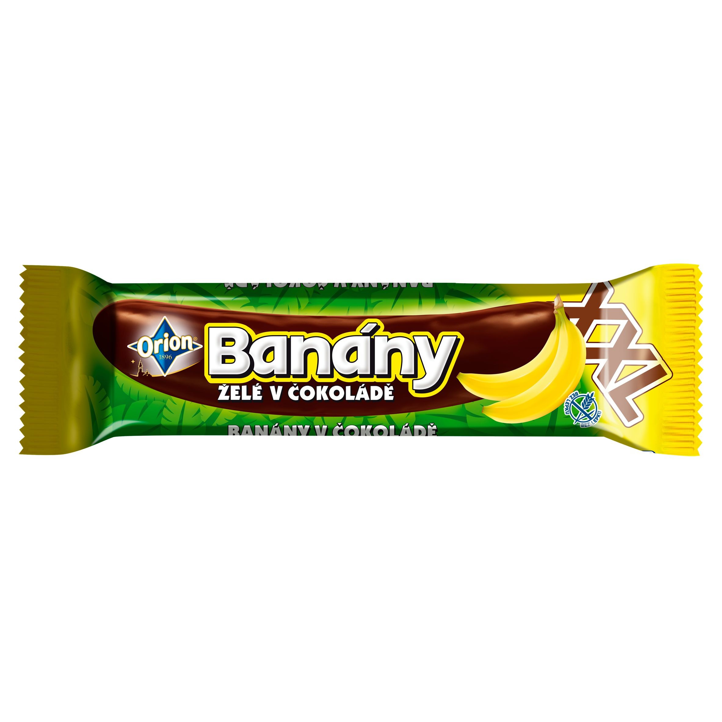 Trvanlivé potraviny - Orion Banány v čokoládě XXL 60 g