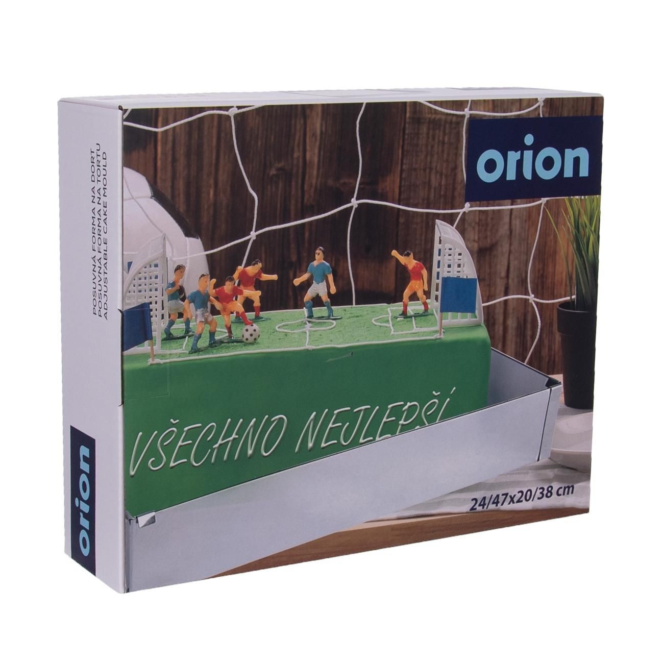 Orion Forma na dort nerez posuvná hranatá-0