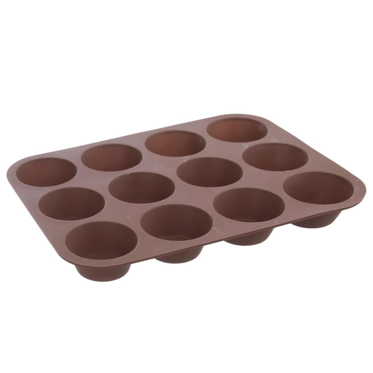 Domácnost a Zahrada - Orion Forma silikon muffiny 12 hnědá