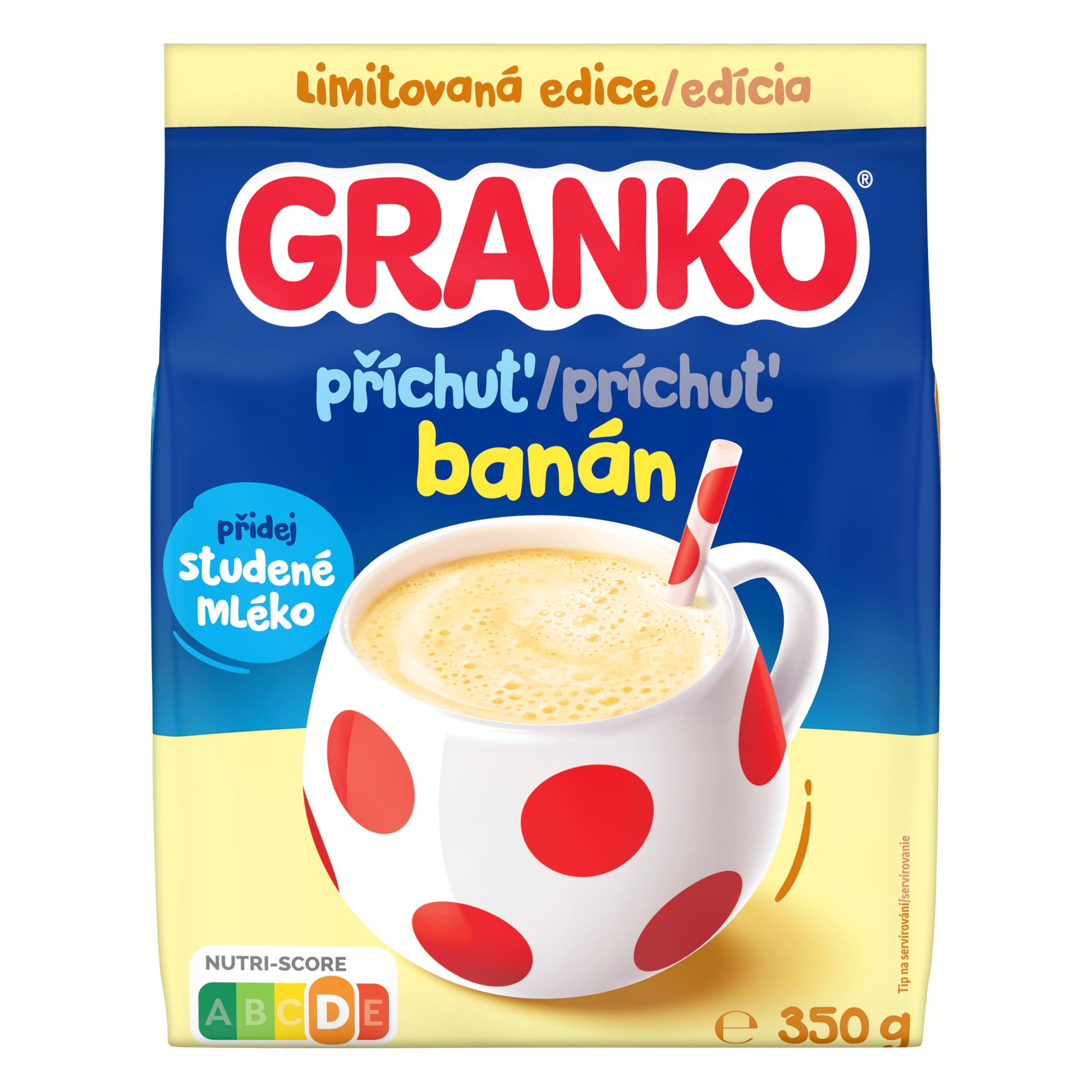Trvanlivé potraviny - Orion Granko s příchutí banán 350g