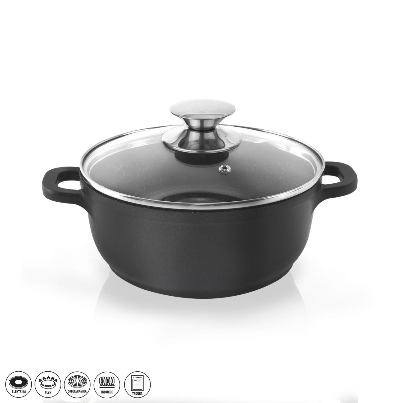 Domácnost a Zahrada - Orion Hrnec Grande pr. 16 cm skleněná poklice