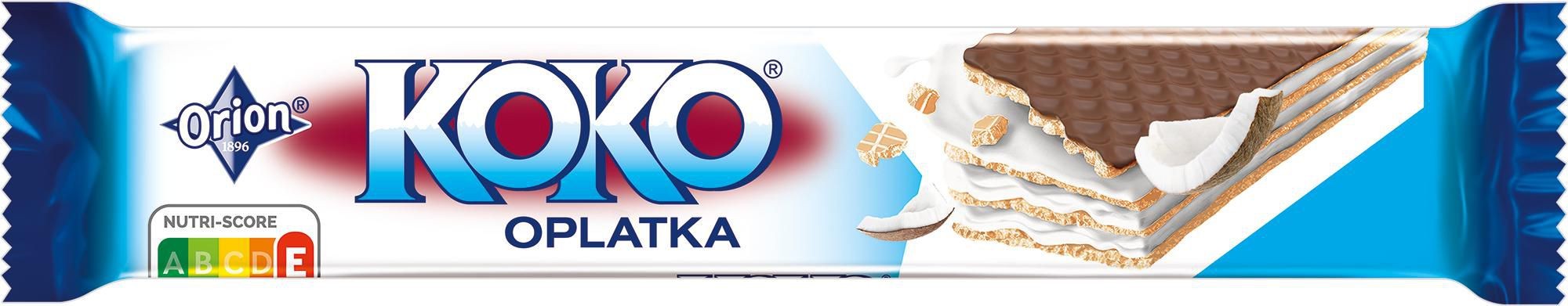 Orion Koko oplatka s mléčnou polevou 42g-0