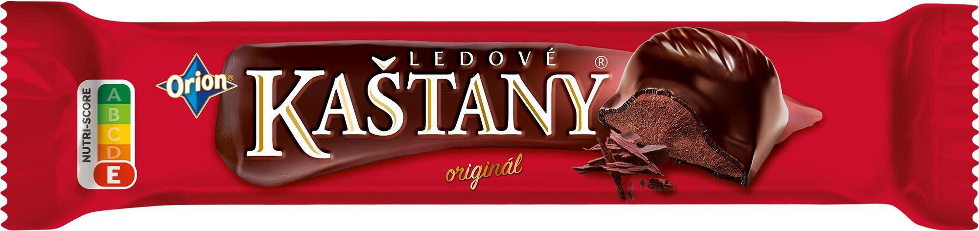 Orion Ledové kaštany Tyčinka v hořké čokoládě s kakaovooříškovou náplní 45 g-0