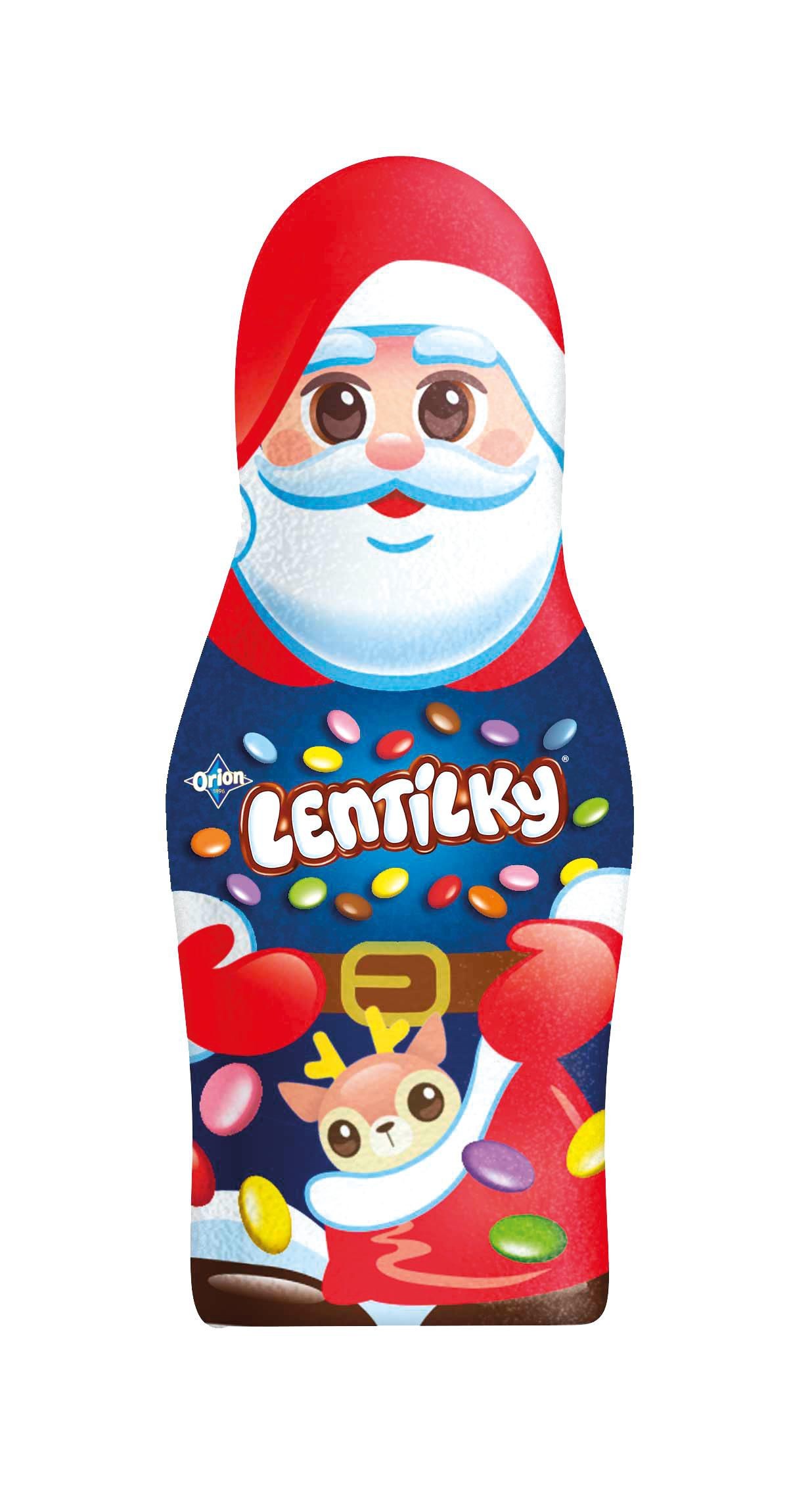 Trvanlivé potraviny - Orion Lentilky Mikuláš, sob, tučňák 18,7 g