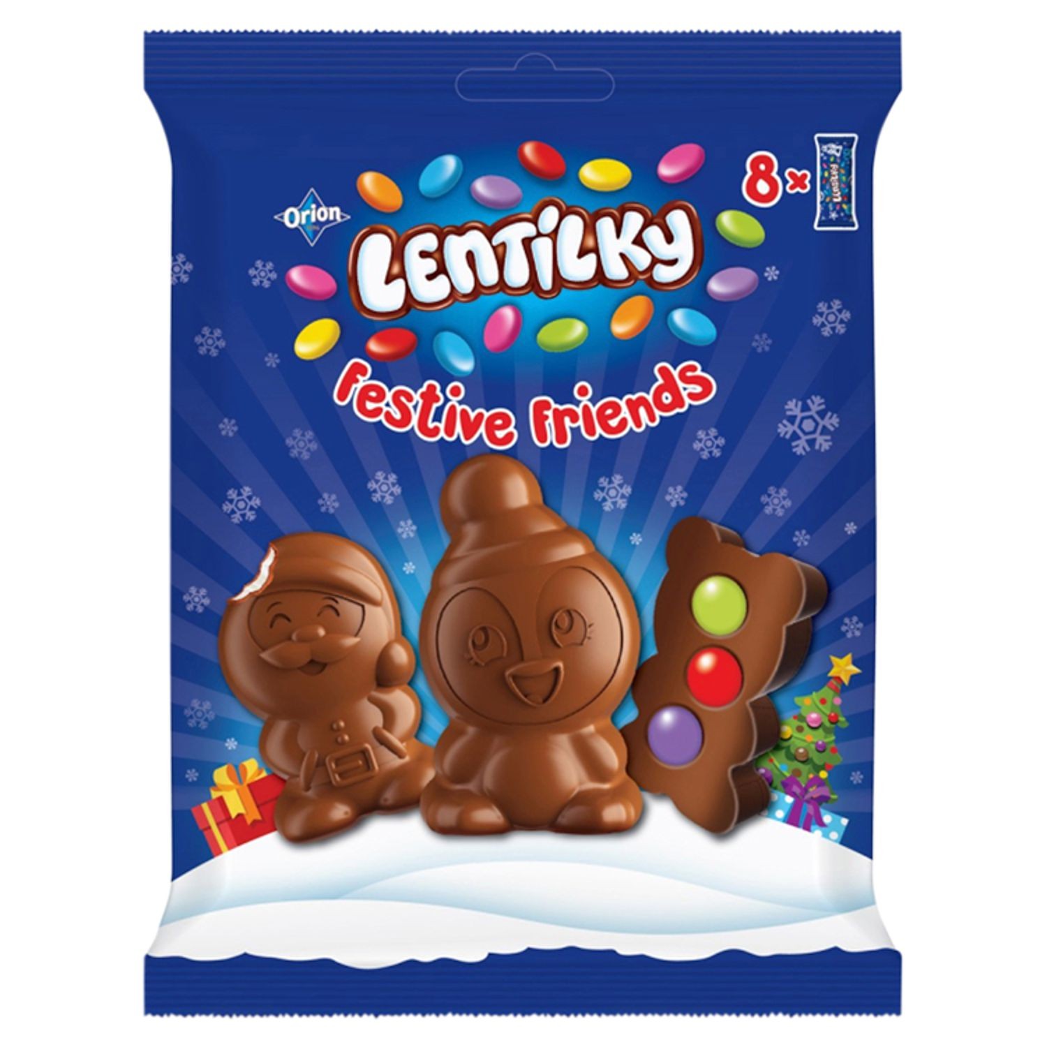 Trvanlivé potraviny - Orion Lentilky Vánoční kamarádi 65g