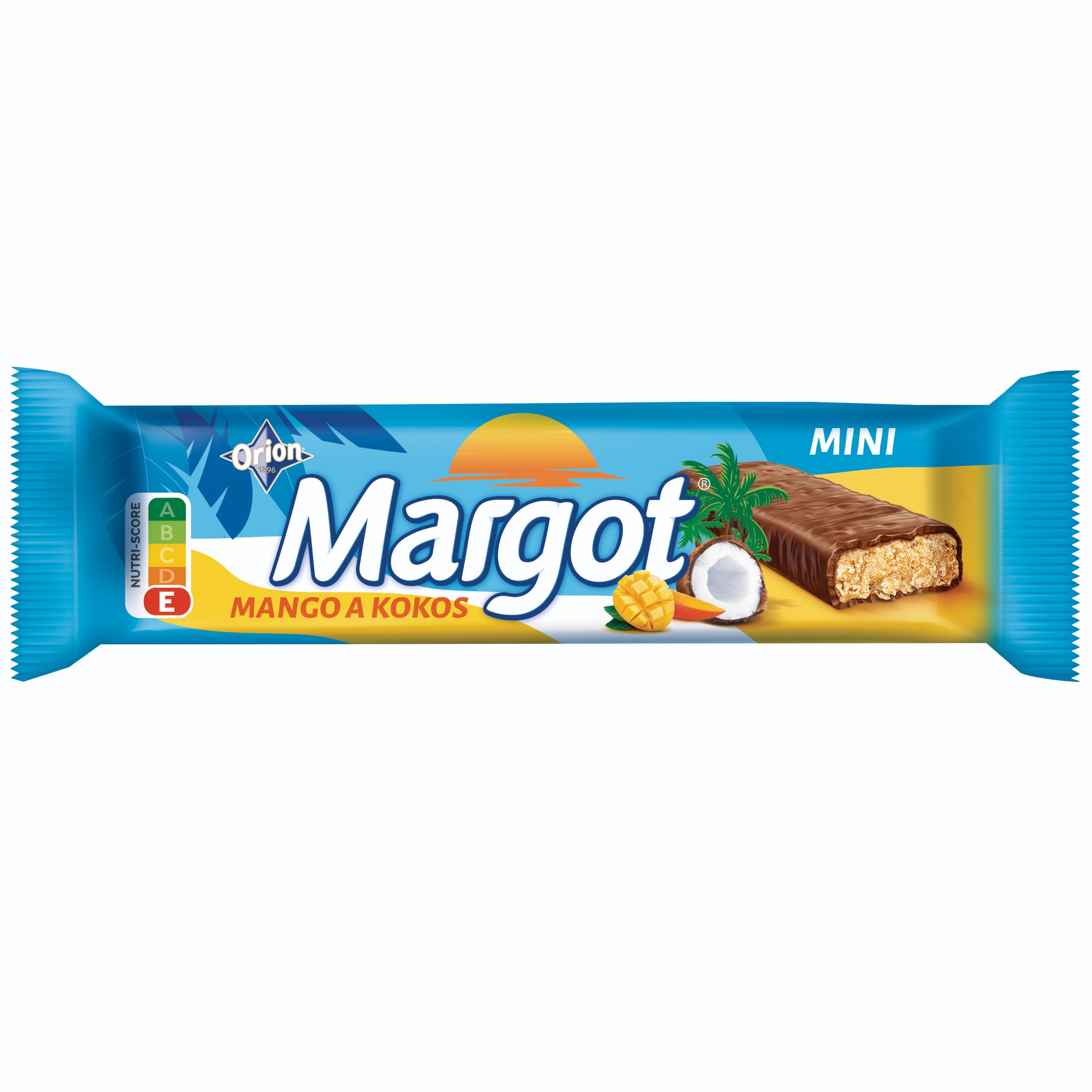 Trvanlivé potraviny - Orion Margot mini sójová tyčinka mango a kokos 40g
