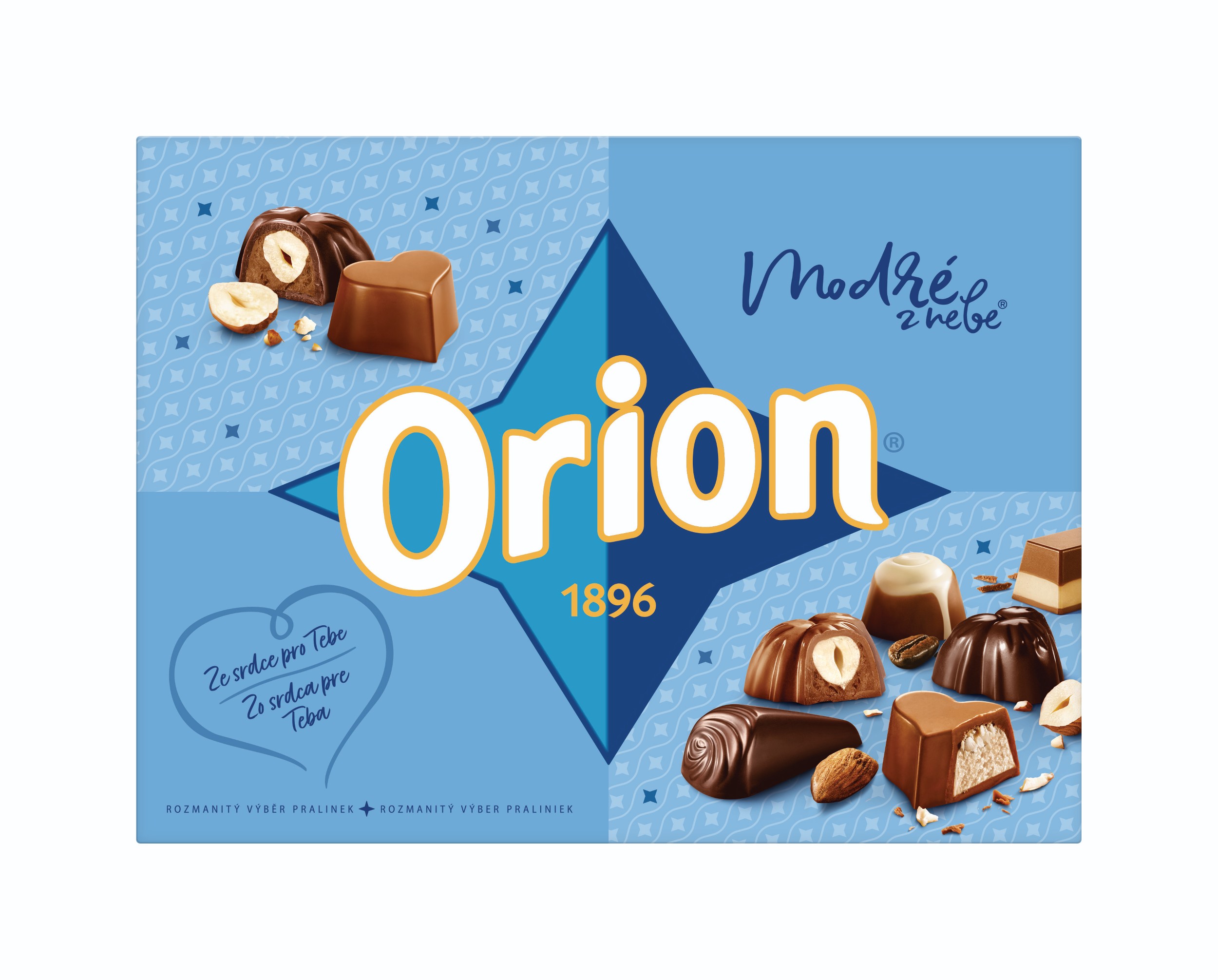 Trvanlivé potraviny - Orion Modré z nebe čokoládové pralinky 145g