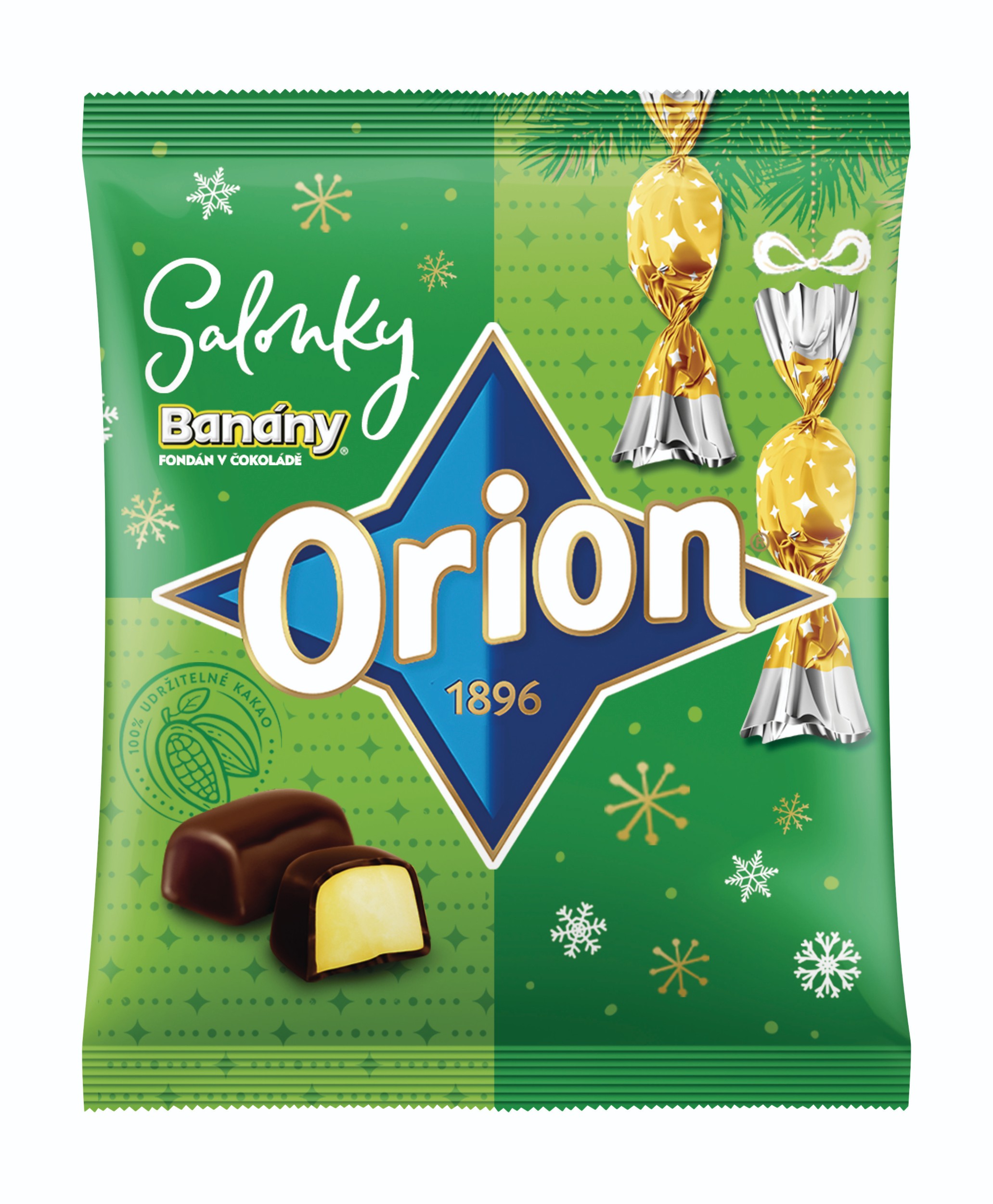 Trvanlivé potraviny - Orion Salonky Banány 340 g