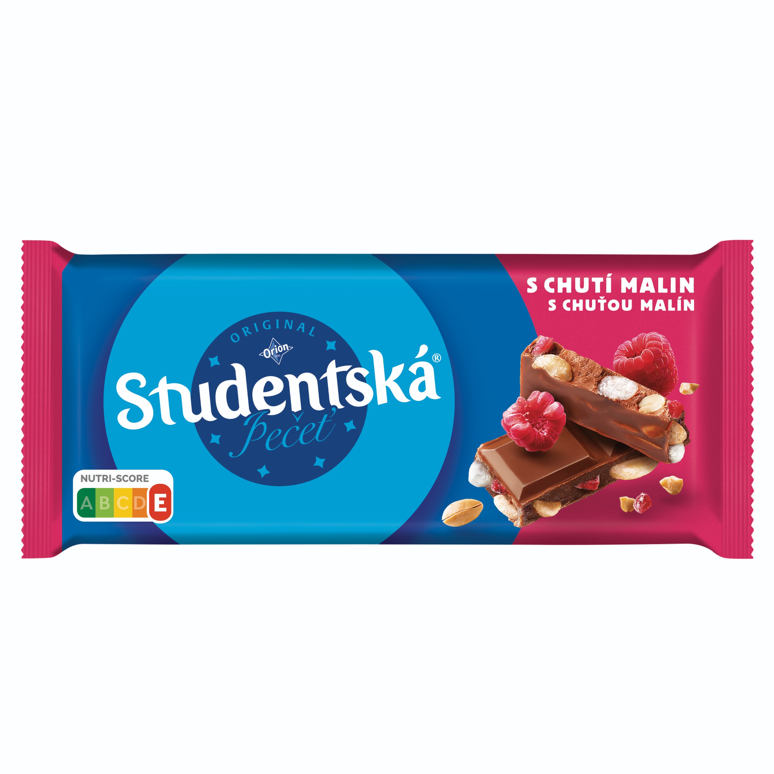 Trvanlivé potraviny - Orion Studentská pečeť mléčná s chutí malin 170g