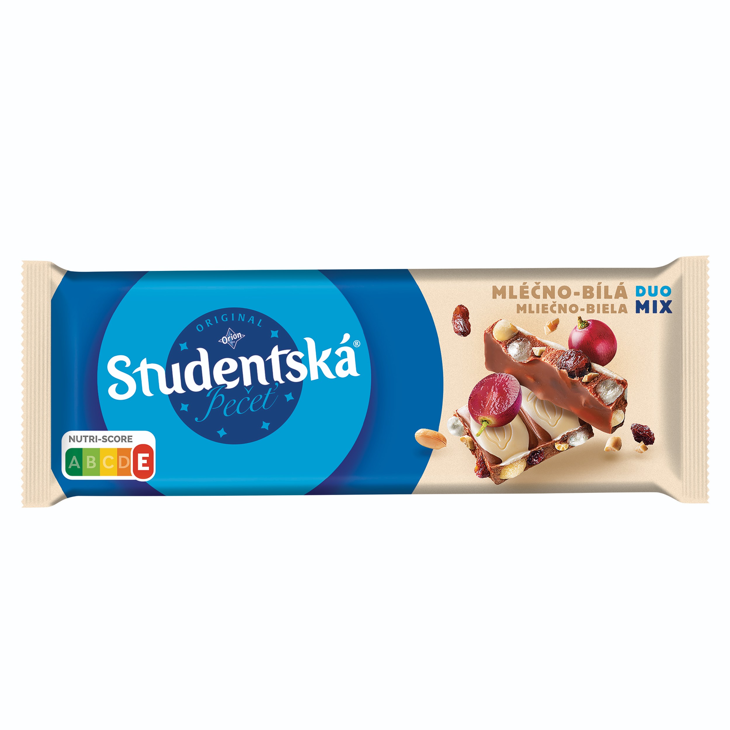 Trvanlivé potraviny - Orion Studentská pečeť mléčno-bílá čokoláda 90g