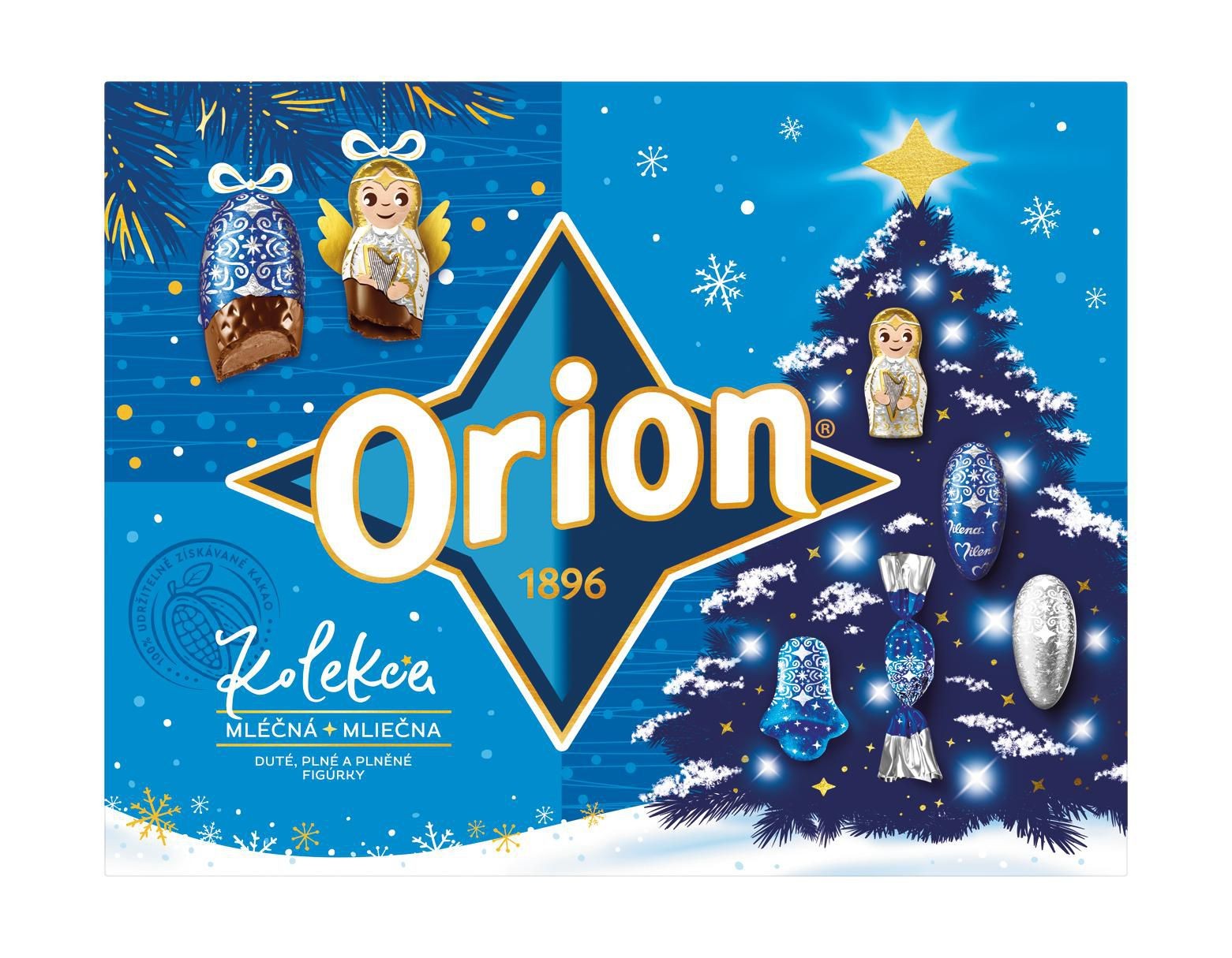 Trvanlivé potraviny - Orion Vánoční kolekce rodinná mléčná 347g