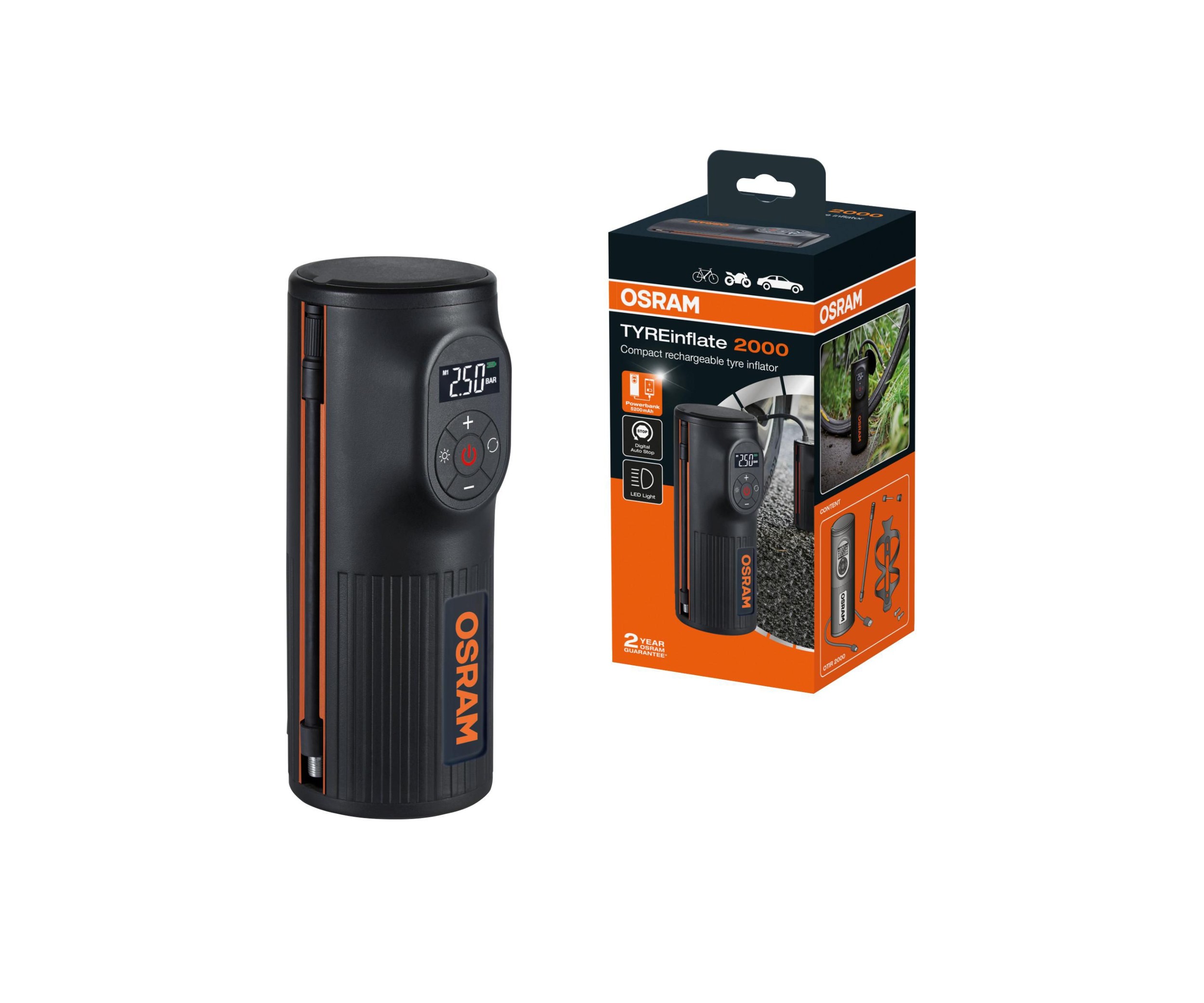 Auto-moto - OSRAM Digitální kompresor - TYREinflate 2000