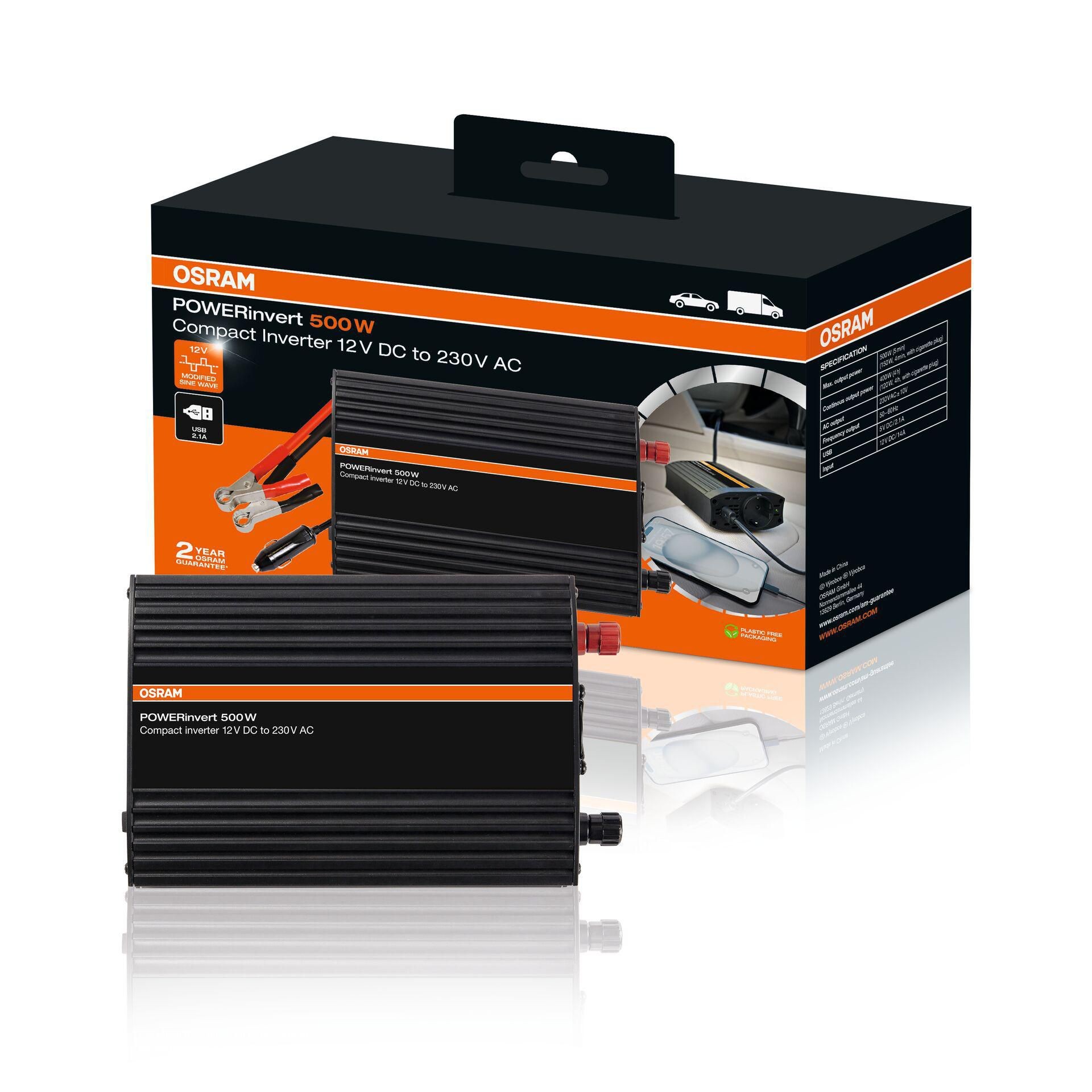 Auto-moto - OSRAM Měnič napětí POWERinvert 500W