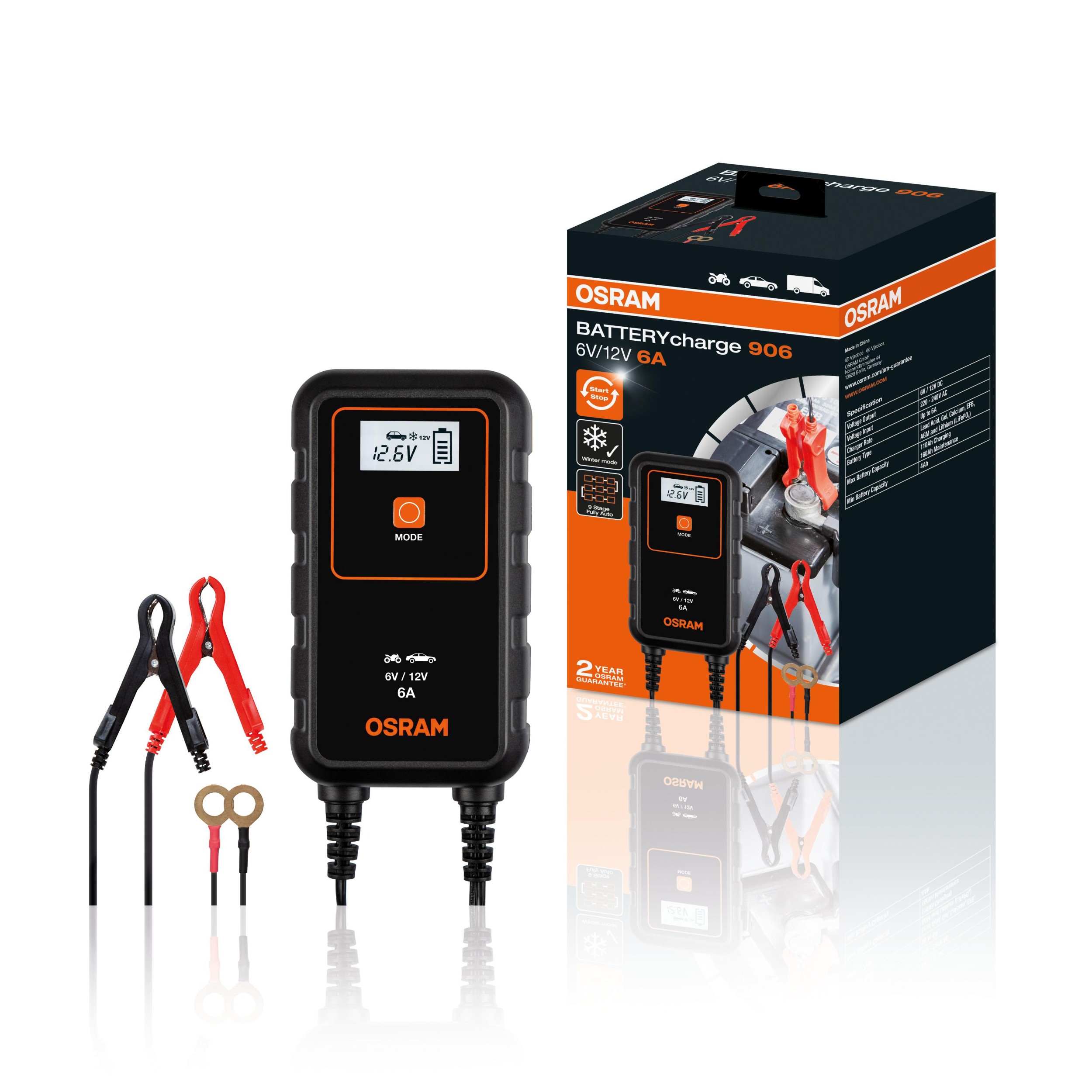 Auto-moto - Osram Nabíječka 6 A BATTERYcharge 906