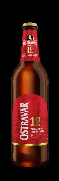 Ostravar 12 světlý ležák 0,5l-0