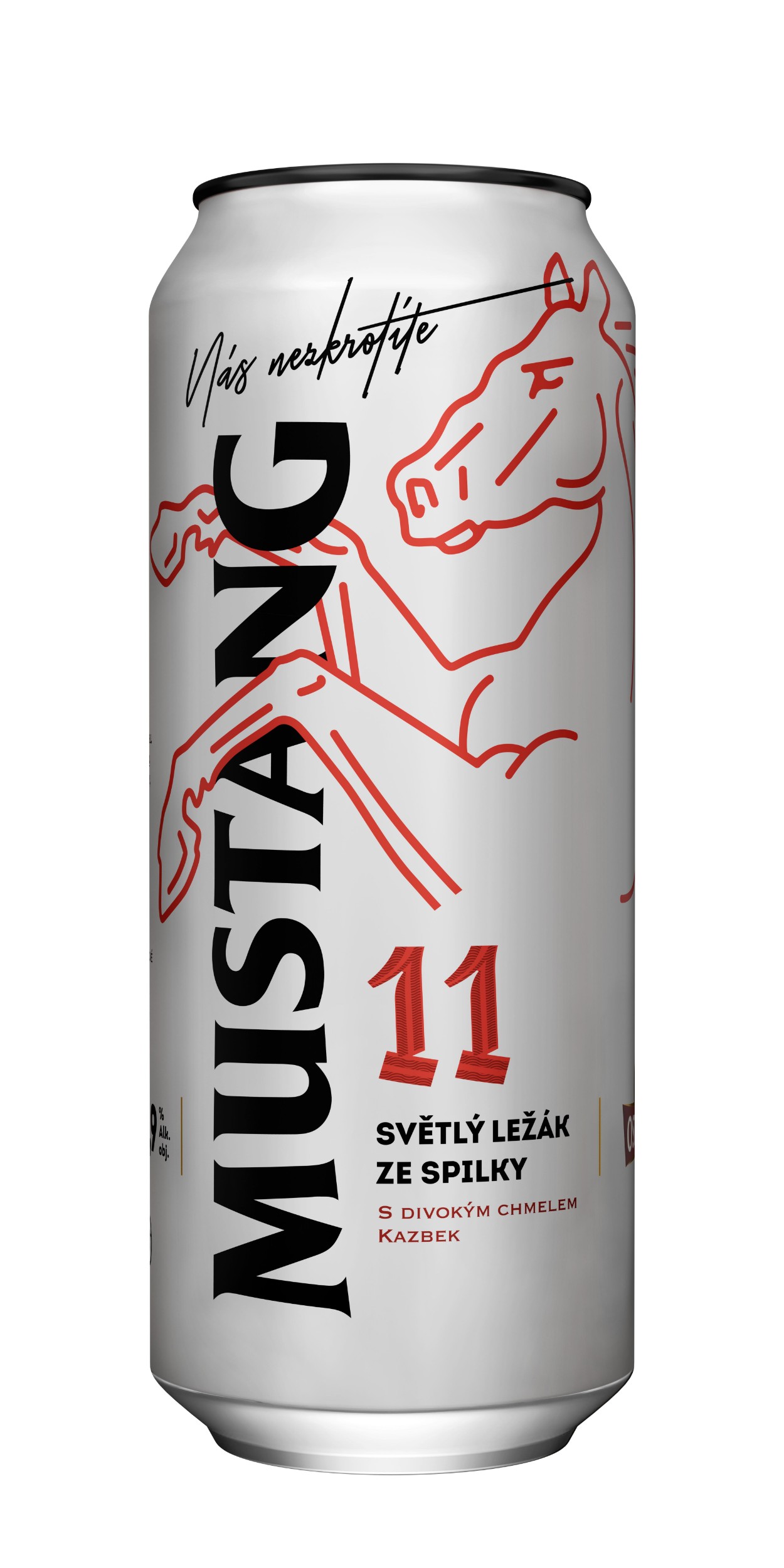 Nápoje - Ostravar Mustang 0,5 l