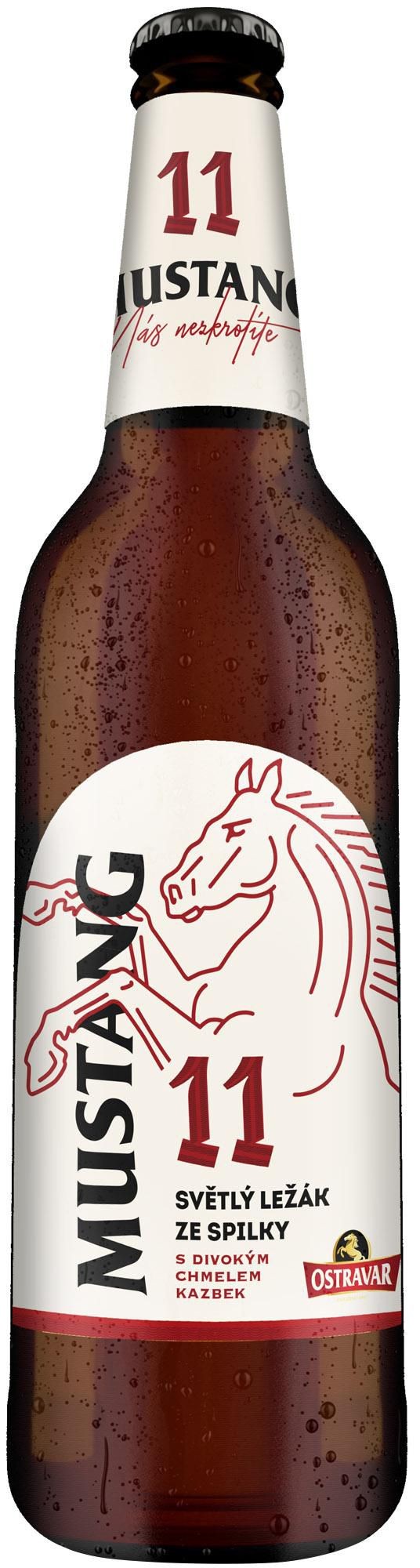 Nápoje - Ostravar Mustang 0,5l sklo