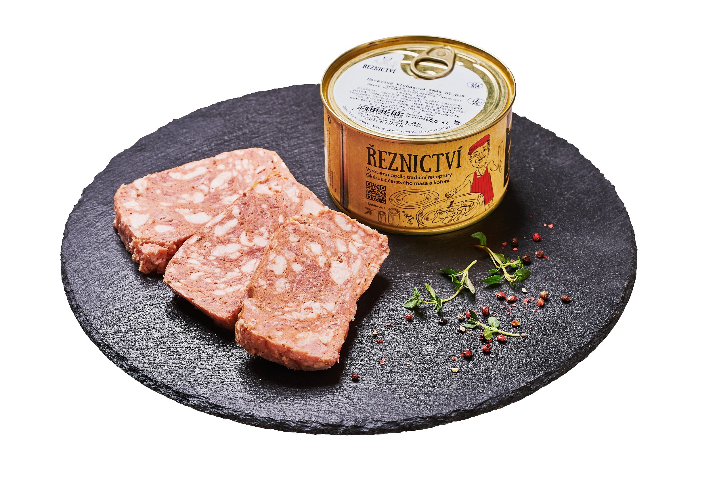 Uzeniny a lahůdky - Ostravská klobásová směs Globus 400 g