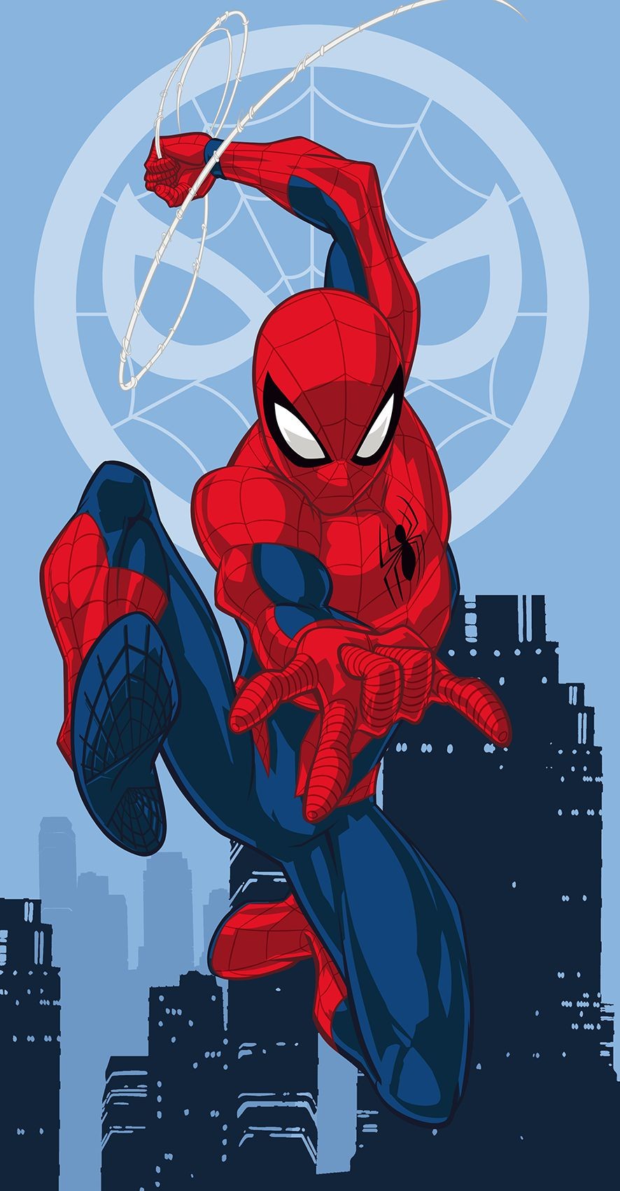Domácnost a Zahrada - Osuška dětská Spider -man 70x140cm, JL25