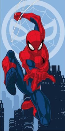 Osuška dětská Spider -man 70x140cm, JL25-0