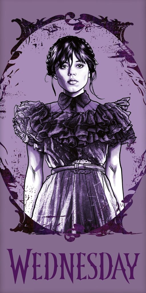 Domácnost a Zahrada - Osuška dětská Wednesday Purple 70x140cm, JL25
