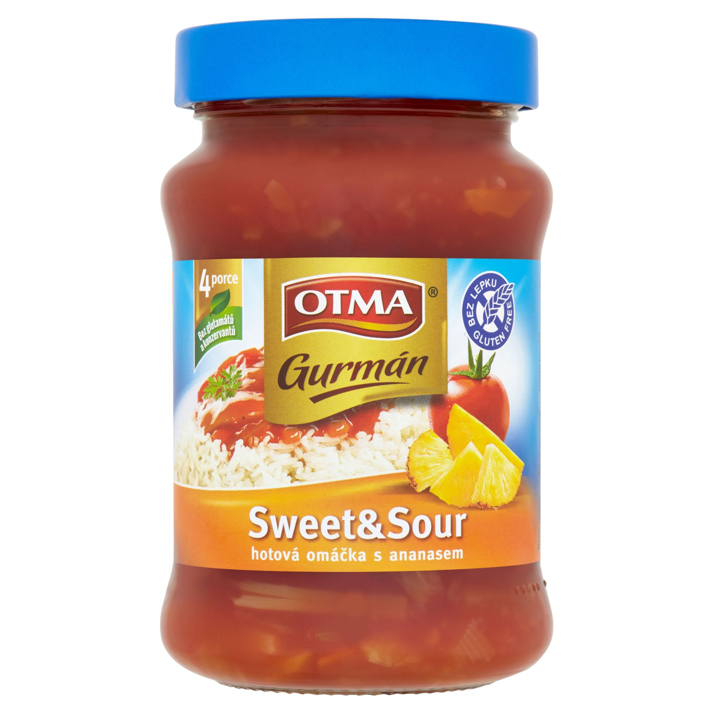 Trvanlivé potraviny - Otma Gurmán Sweet and Sour hotová omáčka s ananasem 350g