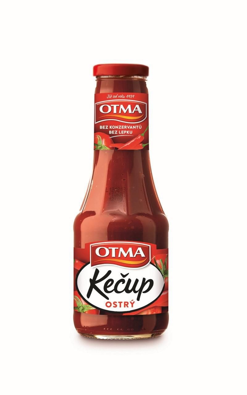 Trvanlivé potraviny - Otma Kečup ostrý 520g
