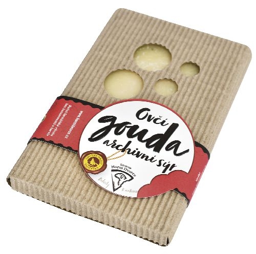 Mléčné a chlazené - Ovčí Gouda archivní sýr Statek Horní Dvorce - cca 100 g