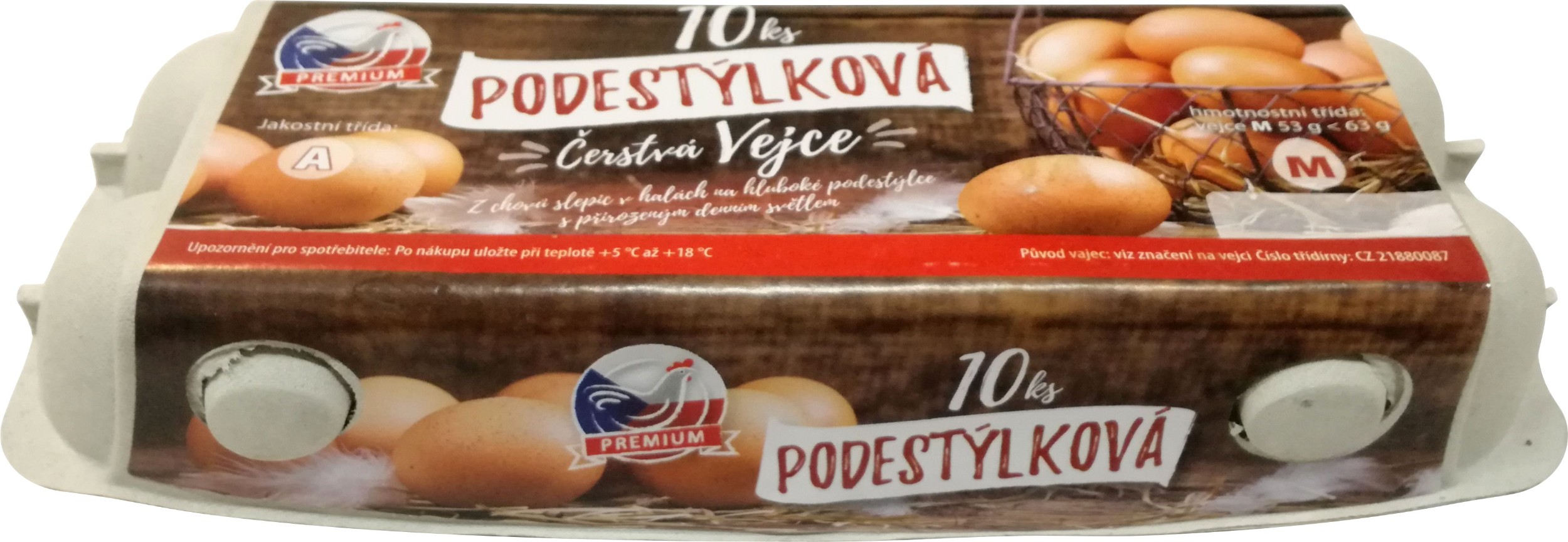 TOP produkty - Ovus Vejce podestýlková M 10 ks