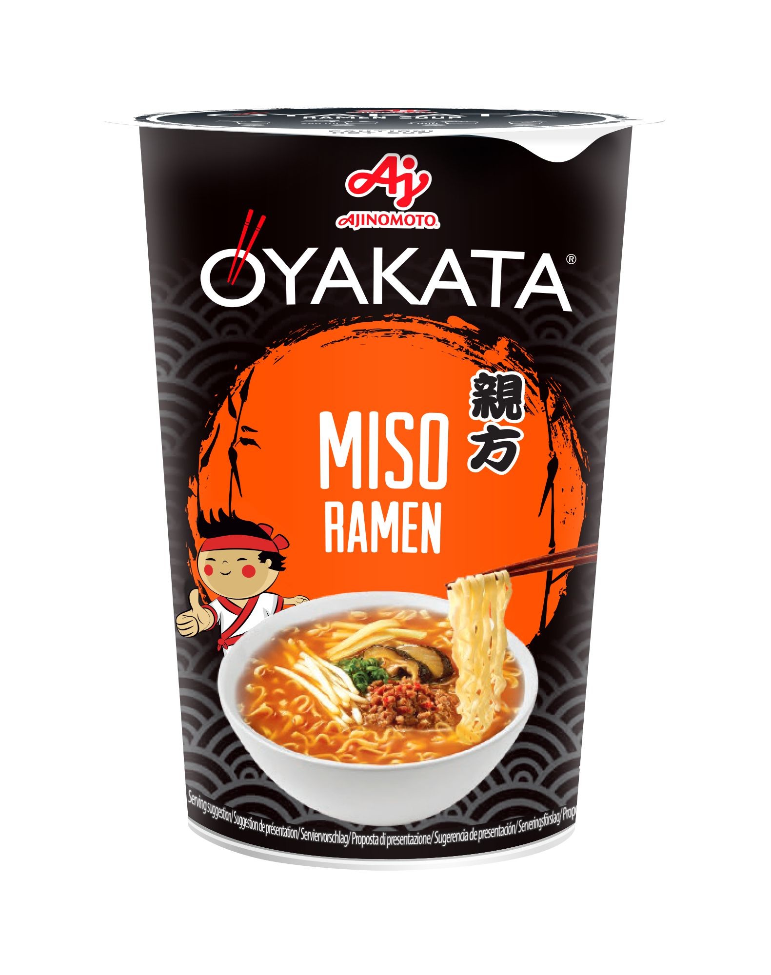 Trvanlivé potraviny - Oyakata Instantní japonská nudlová polévka s příchutí Miso 66 g