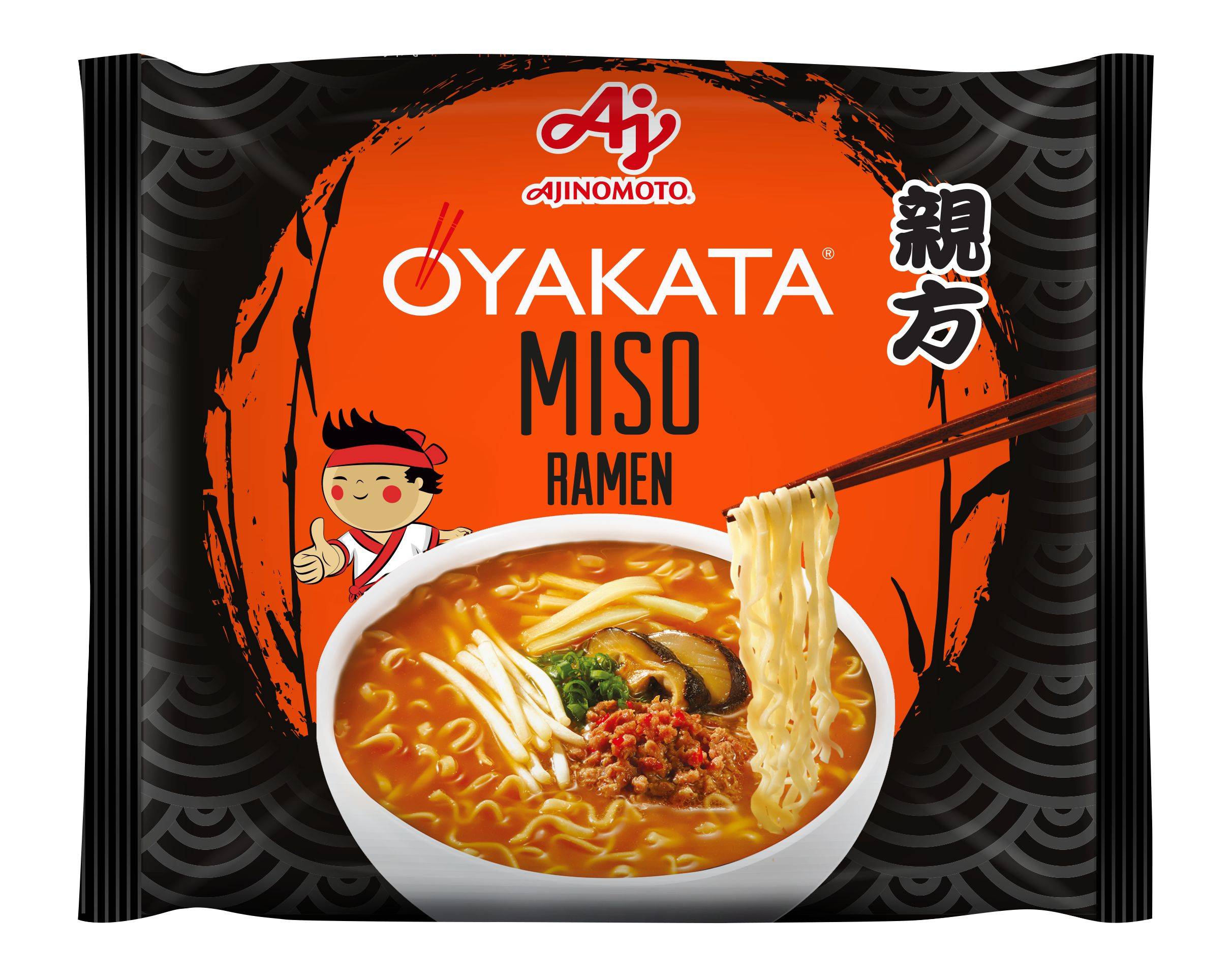 Trvanlivé potraviny - Oyakata Instantní japonská nudlová polévka s příchutí Miso 89 g