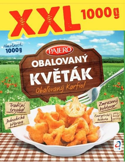 Mražené potraviny - Pajero Květák Obalovaný  XXL mražený 1000g