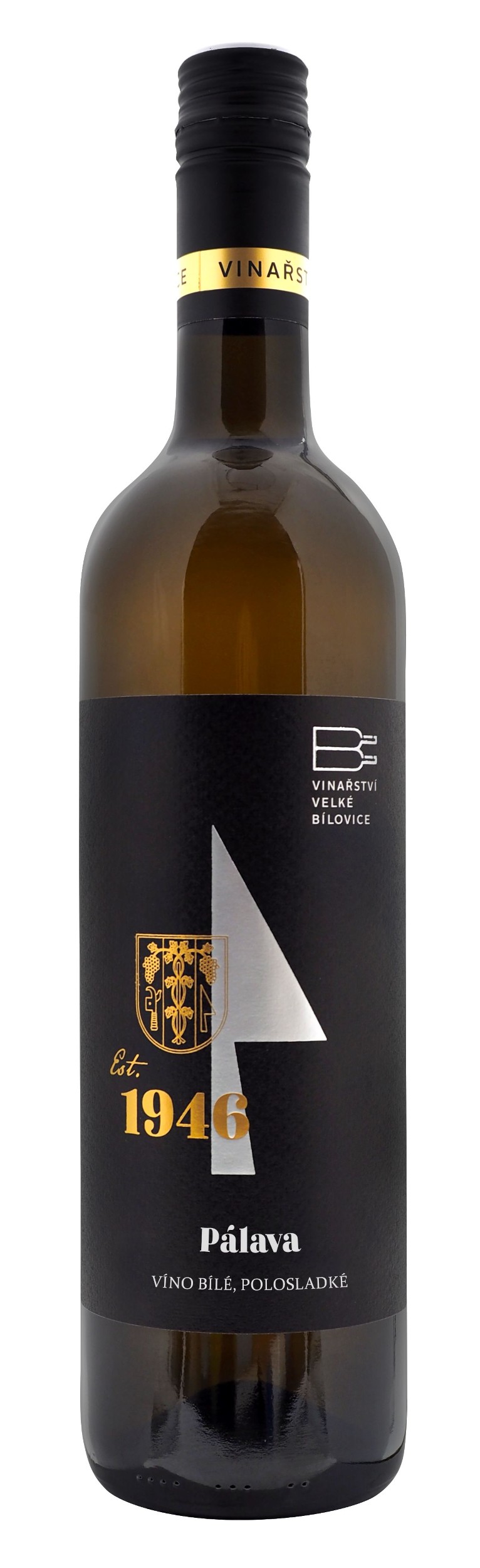 Nápoje - Pálava, moravské zemské víno, bílé, polosladké, 0,75 l
