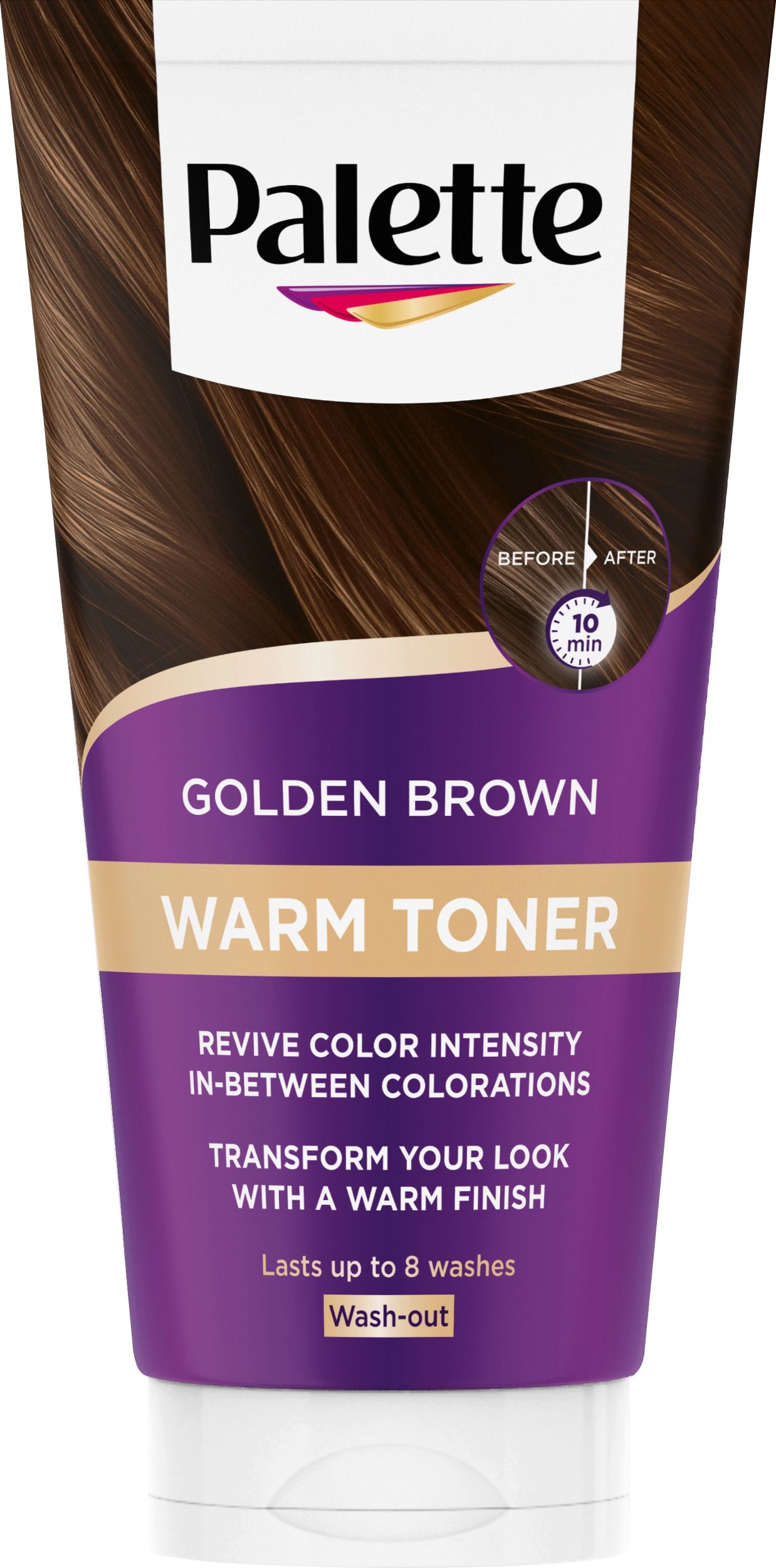 Drogerie a kosmetika - Palette Toner Teplá Zlatá hnědá 150 ml