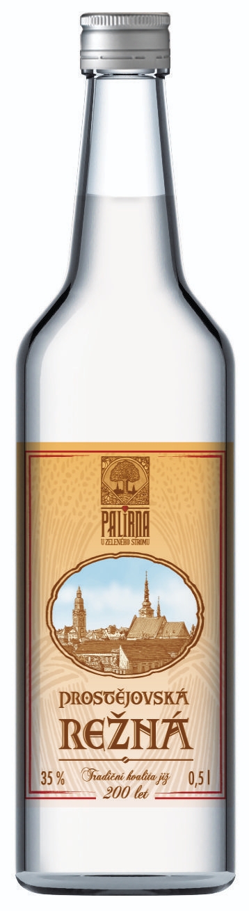 Nápoje - Palírna U Zeleného stromu Prostějovská Režná 35% 0,5l