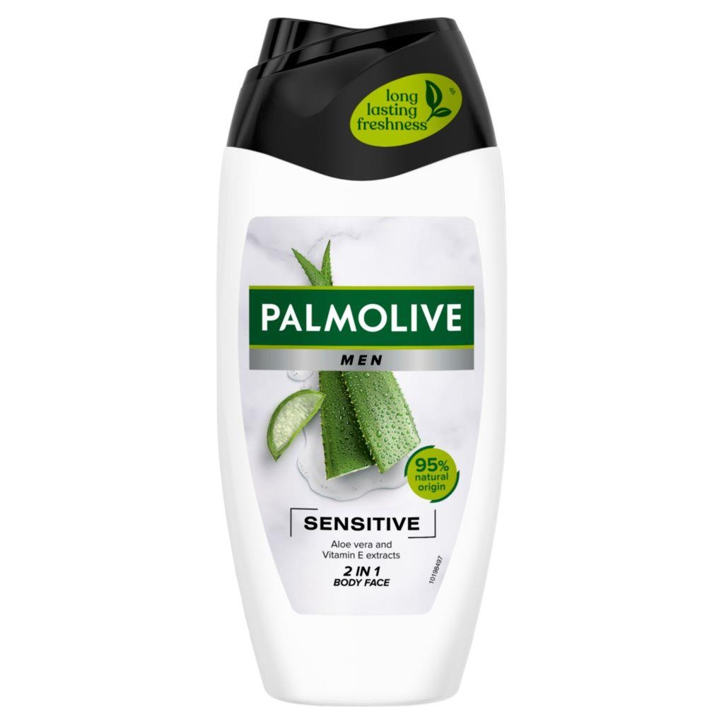 Drogerie a kosmetika - Palmolive For Men Sensitive sprchový gel 250 ml