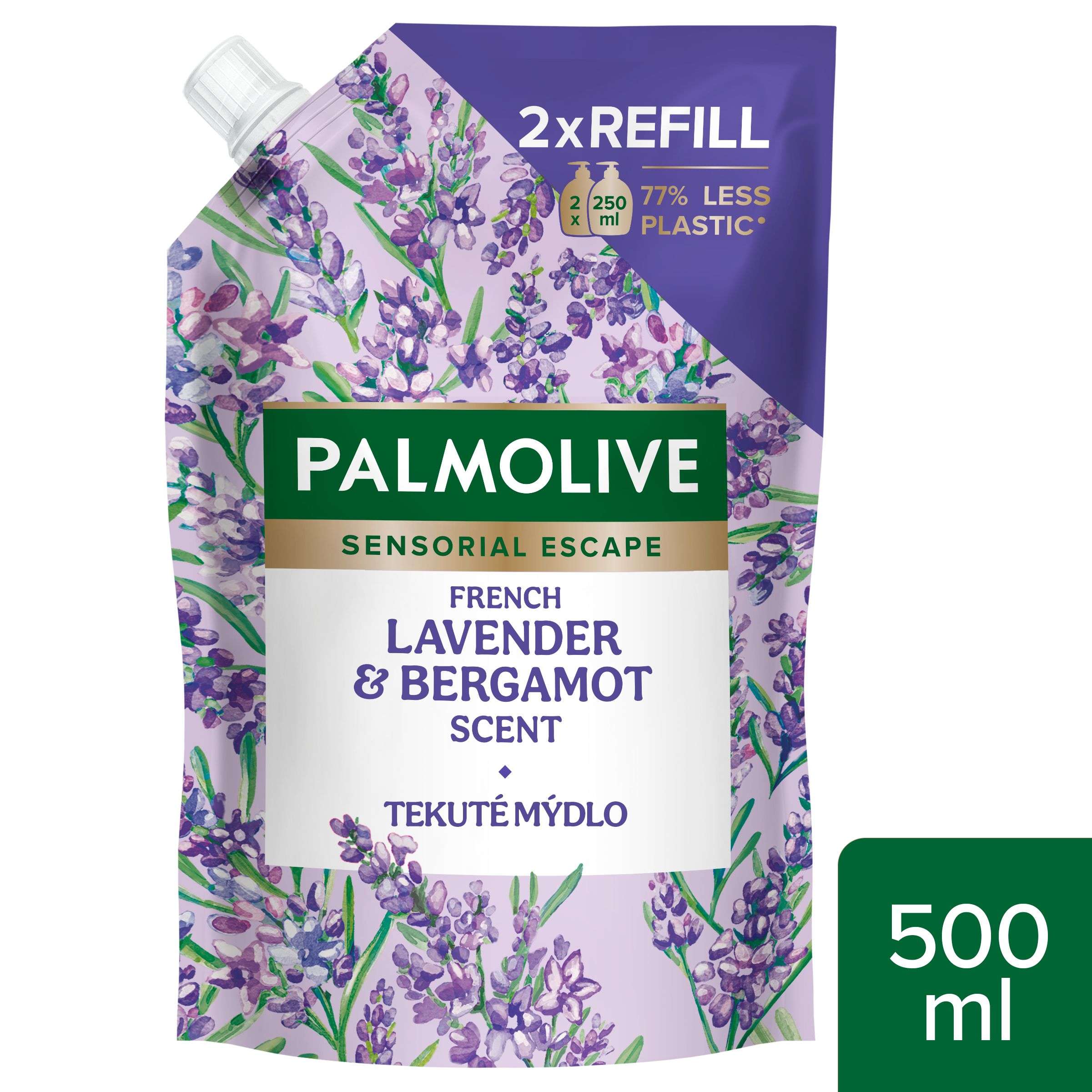 Drogerie a kosmetika - Palmolive Sensorial Escape French Lavender & Bergamot tekuté mýdlo na ruce 500ml