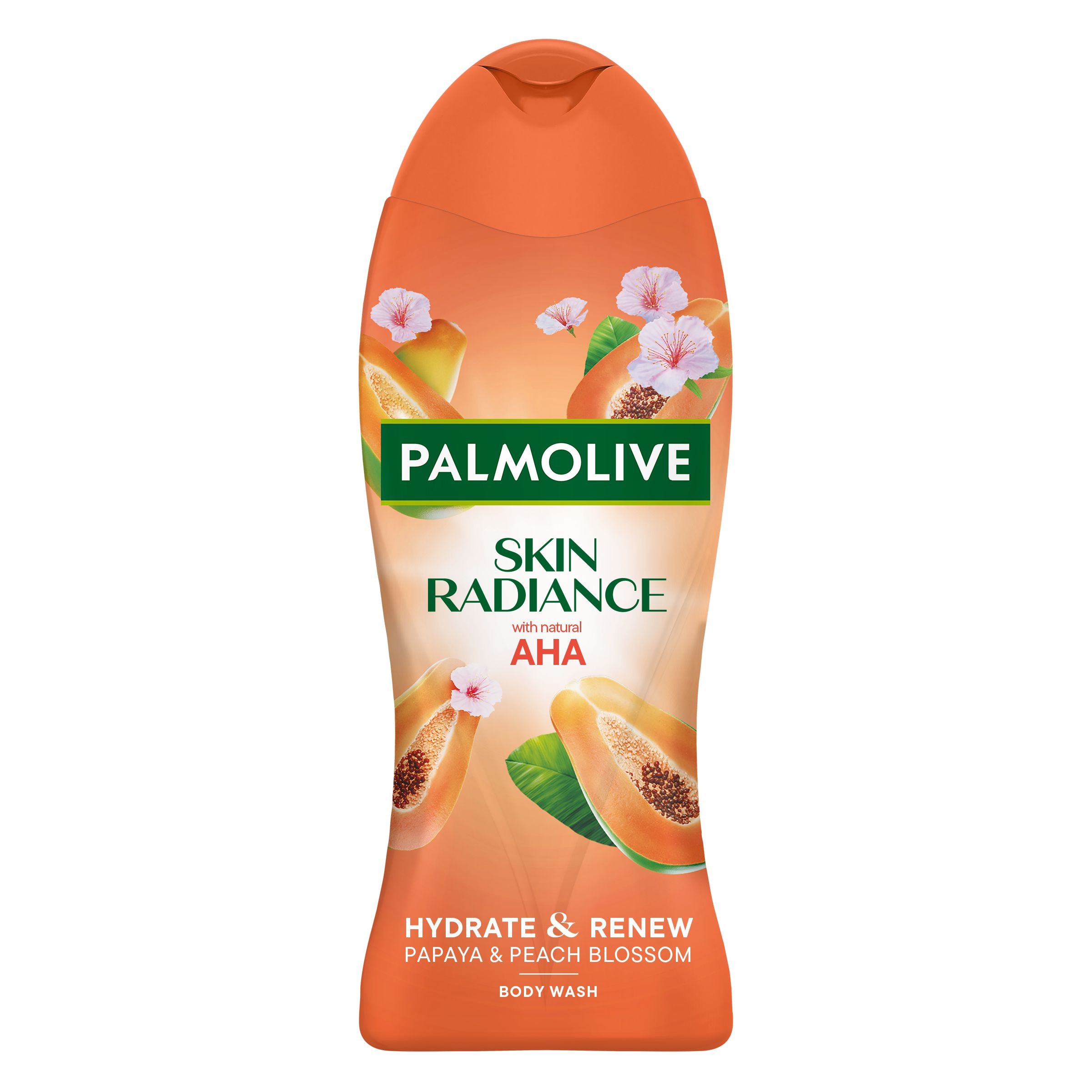 Drogerie a kosmetika - Palmolive Skin Radiance Papaya & Peach Blossom Scent sprchový gel 500 ml