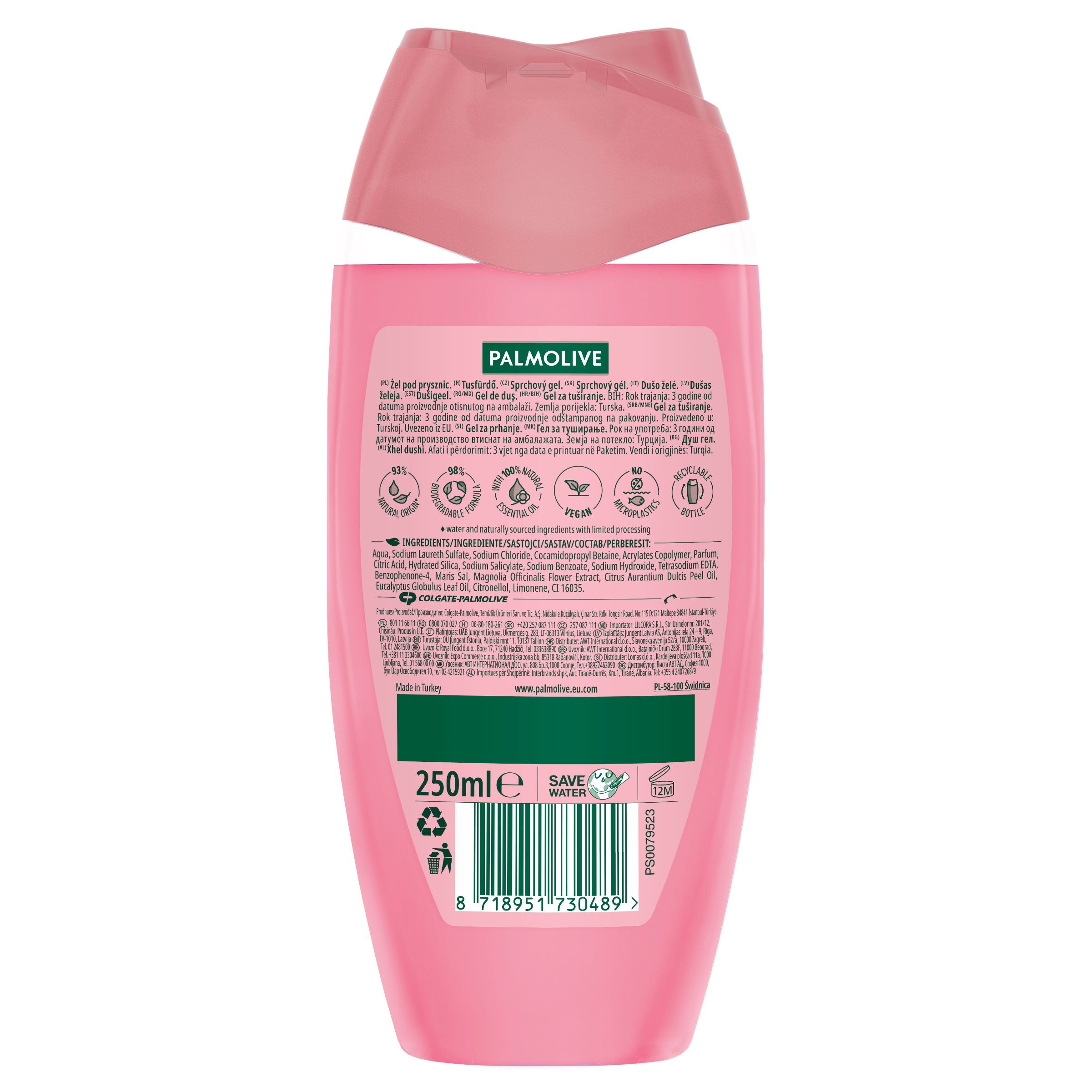 Drogerie a kosmetika - Palmolive Thermal Spa Gentle Massage Sprchový Peeling 250ml