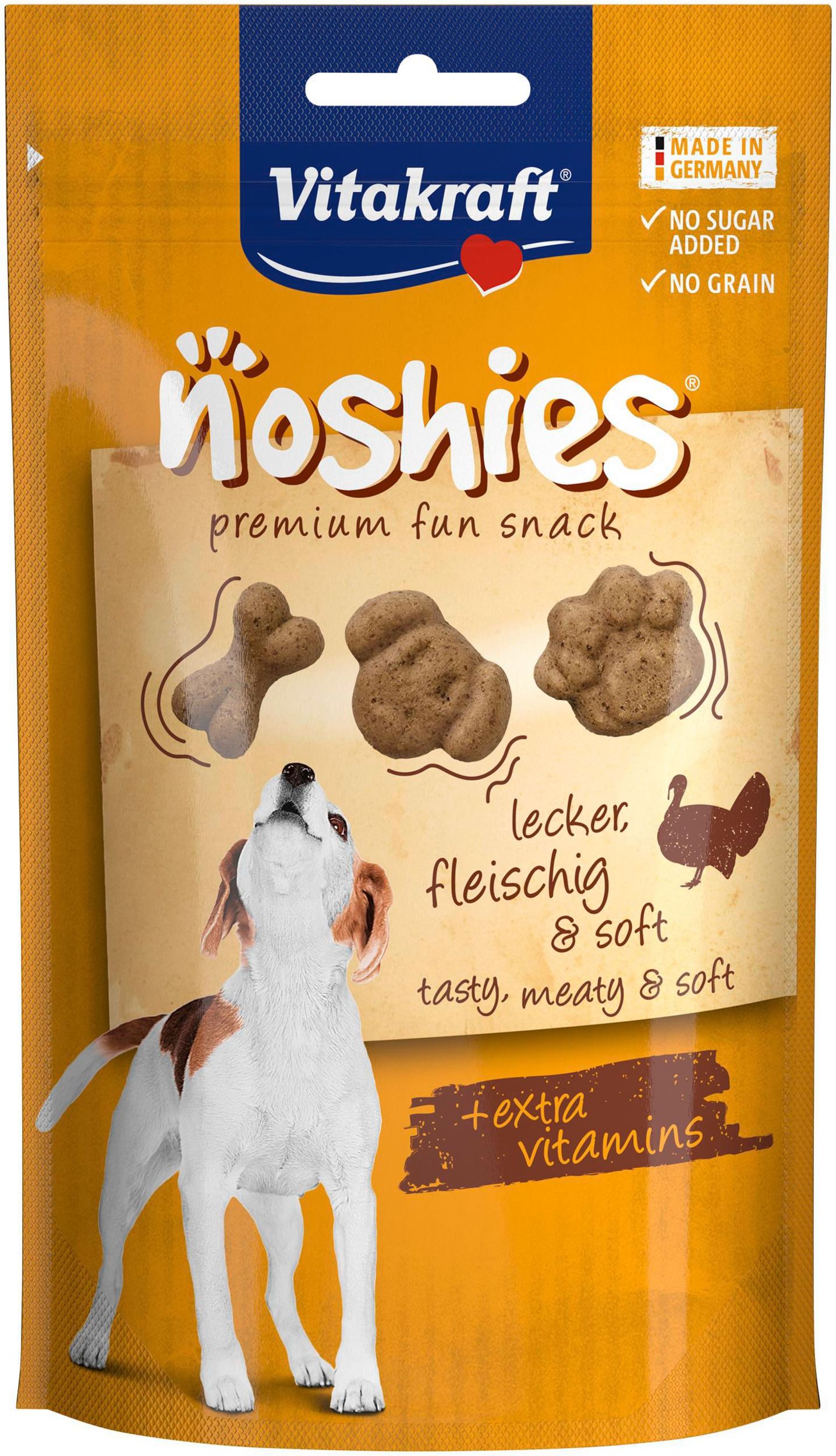 Svět zvířat - Pamlsky pro psy Vitakraft Noshies krůtí 90 g