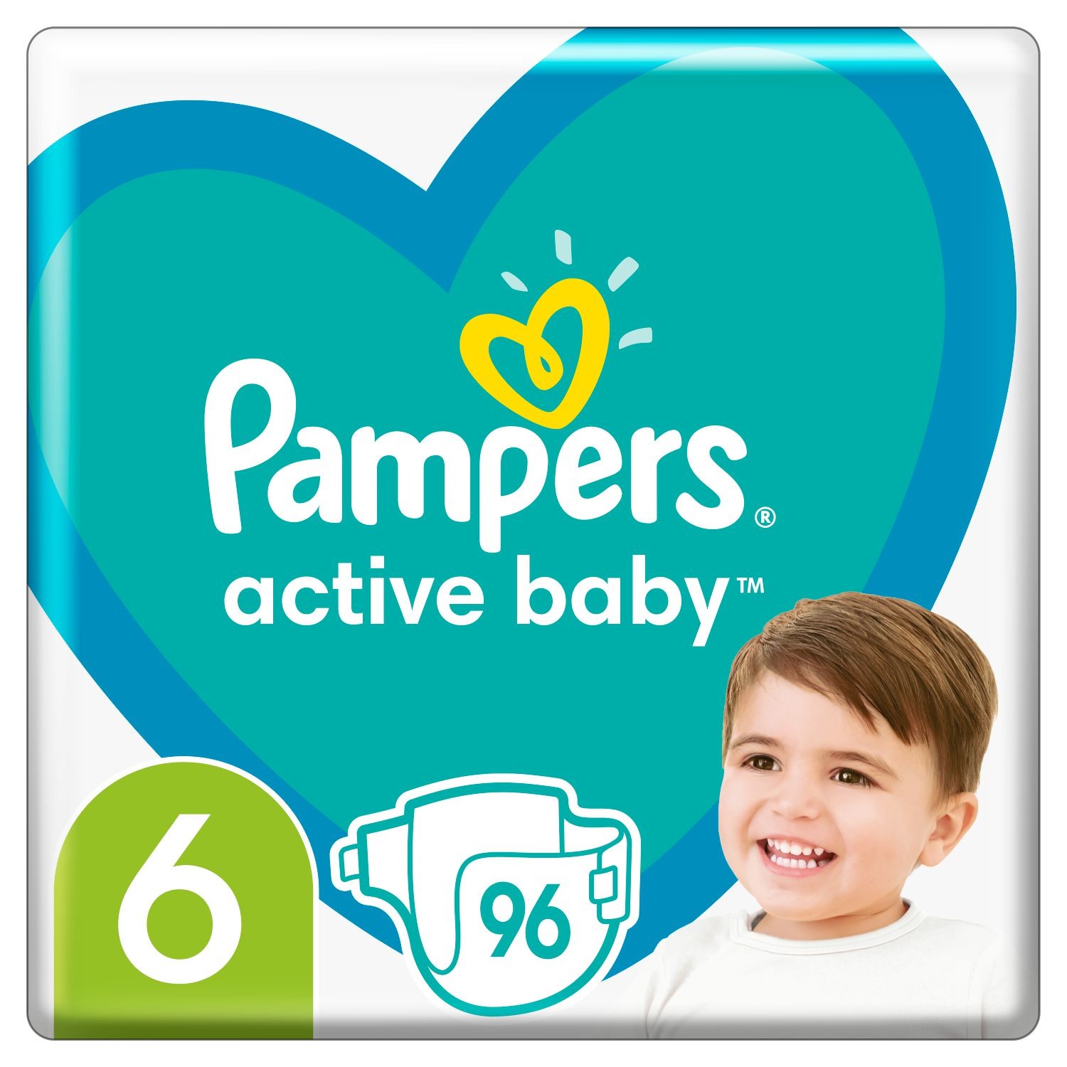 Svět dětí - Pampers Active Baby vel. 6, 13–18kg,  96ks