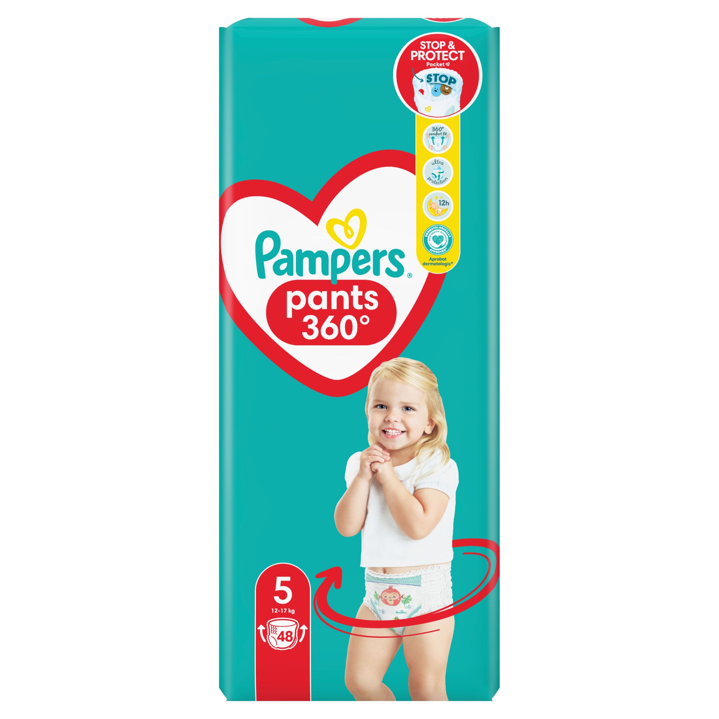 Svět dětí - Pampers Plenkové kalhotky Pants vel. 5 48ks