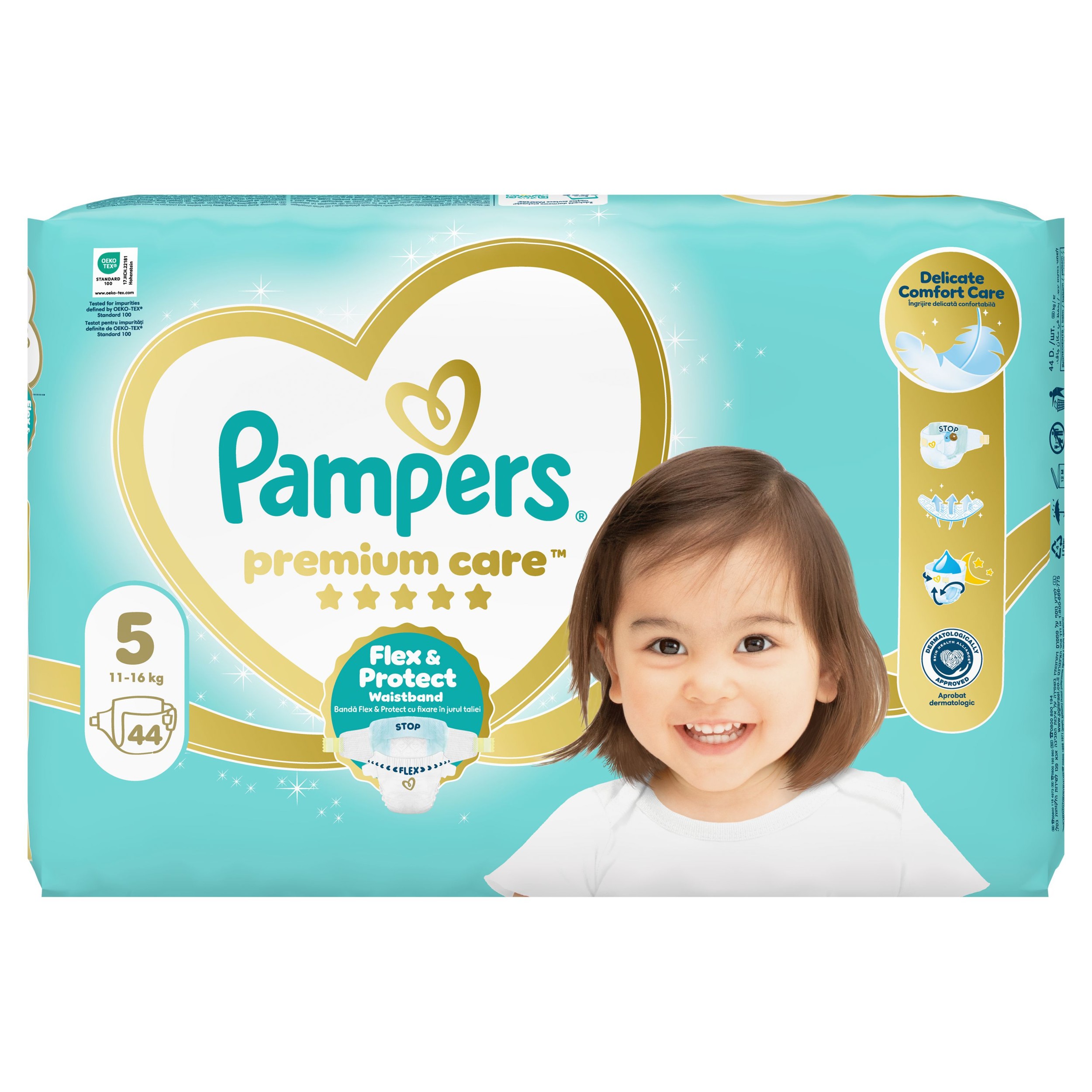 Svět dětí - Pampers Premium Care dětské jednorázové plenky 5 (Junior) 44ks